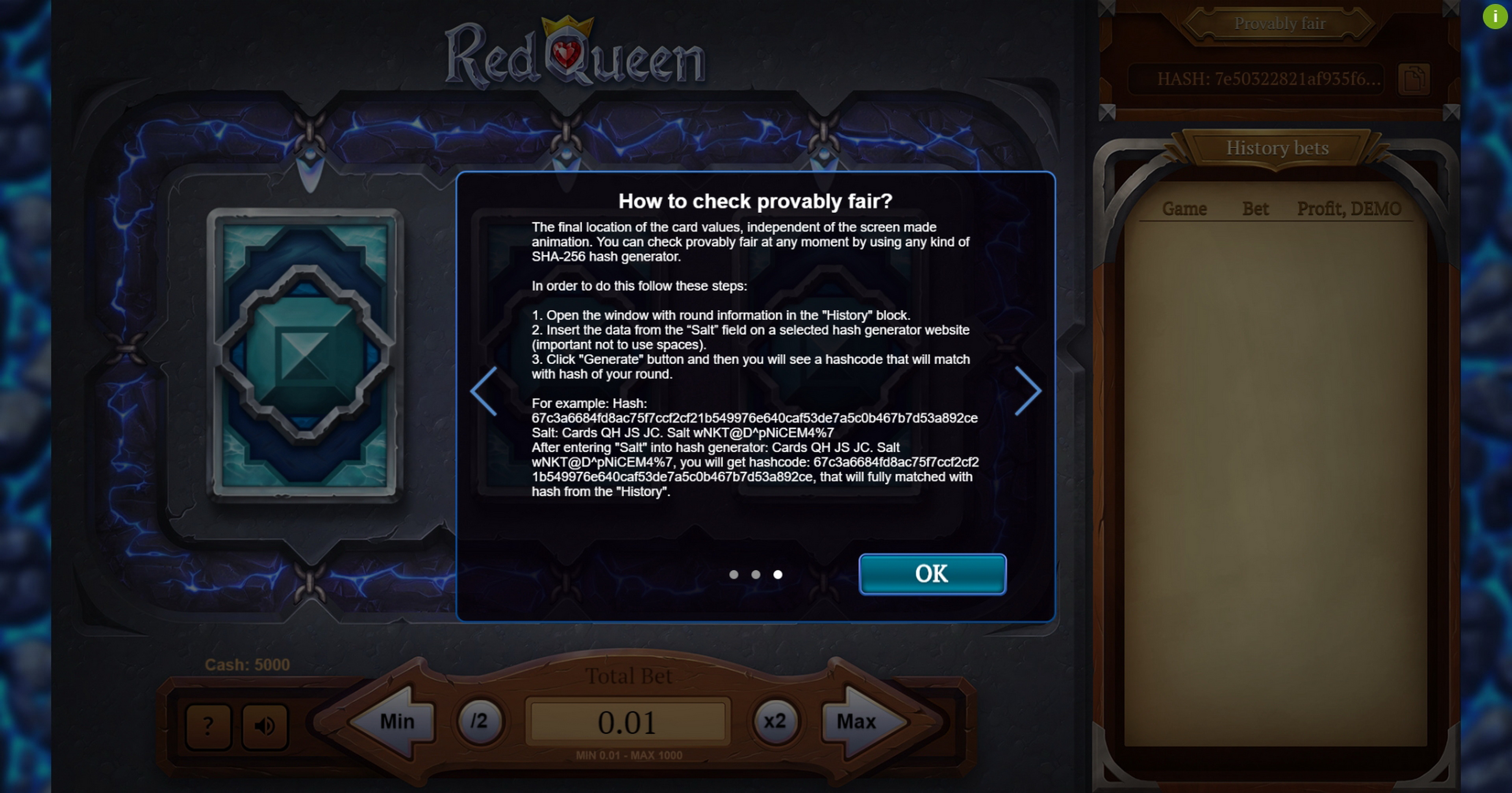 Info of Red Queen Slot Game by Evoplay Entertainment