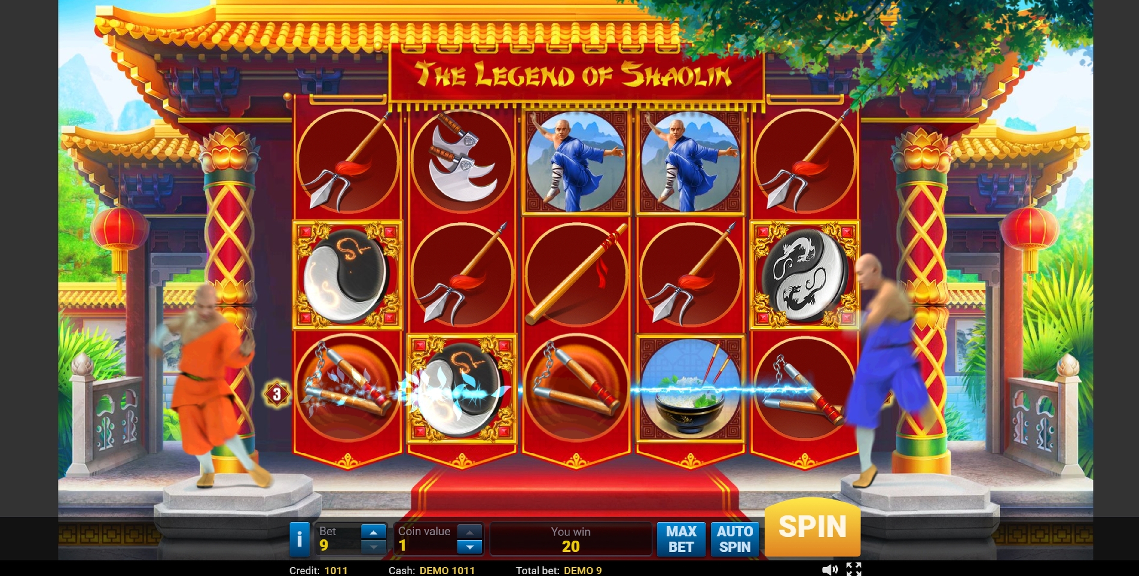Win Money in The Legend of Shaolin Free Slot Game by Evoplay Entertainment