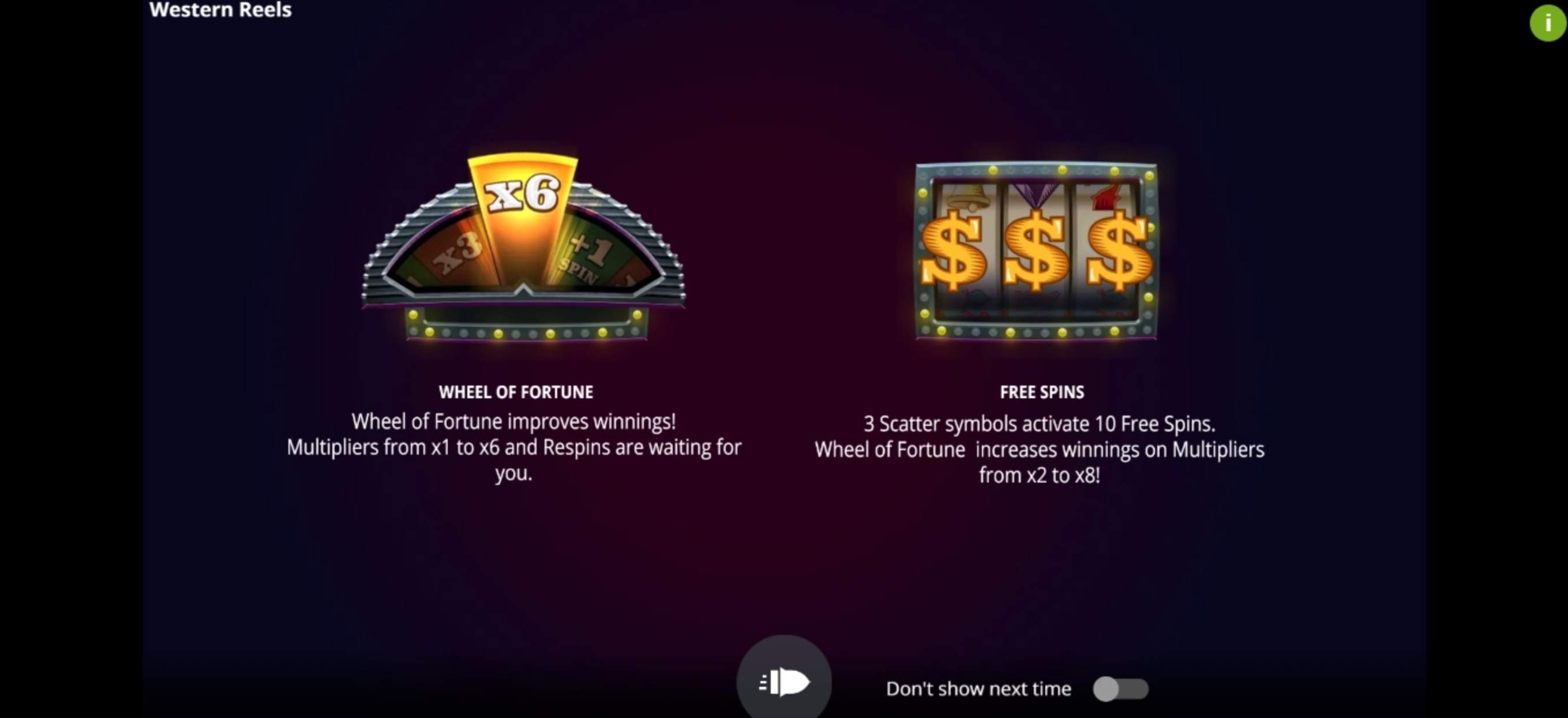 Play Western Reels Free Casino Slot Game by Evoplay Entertainment