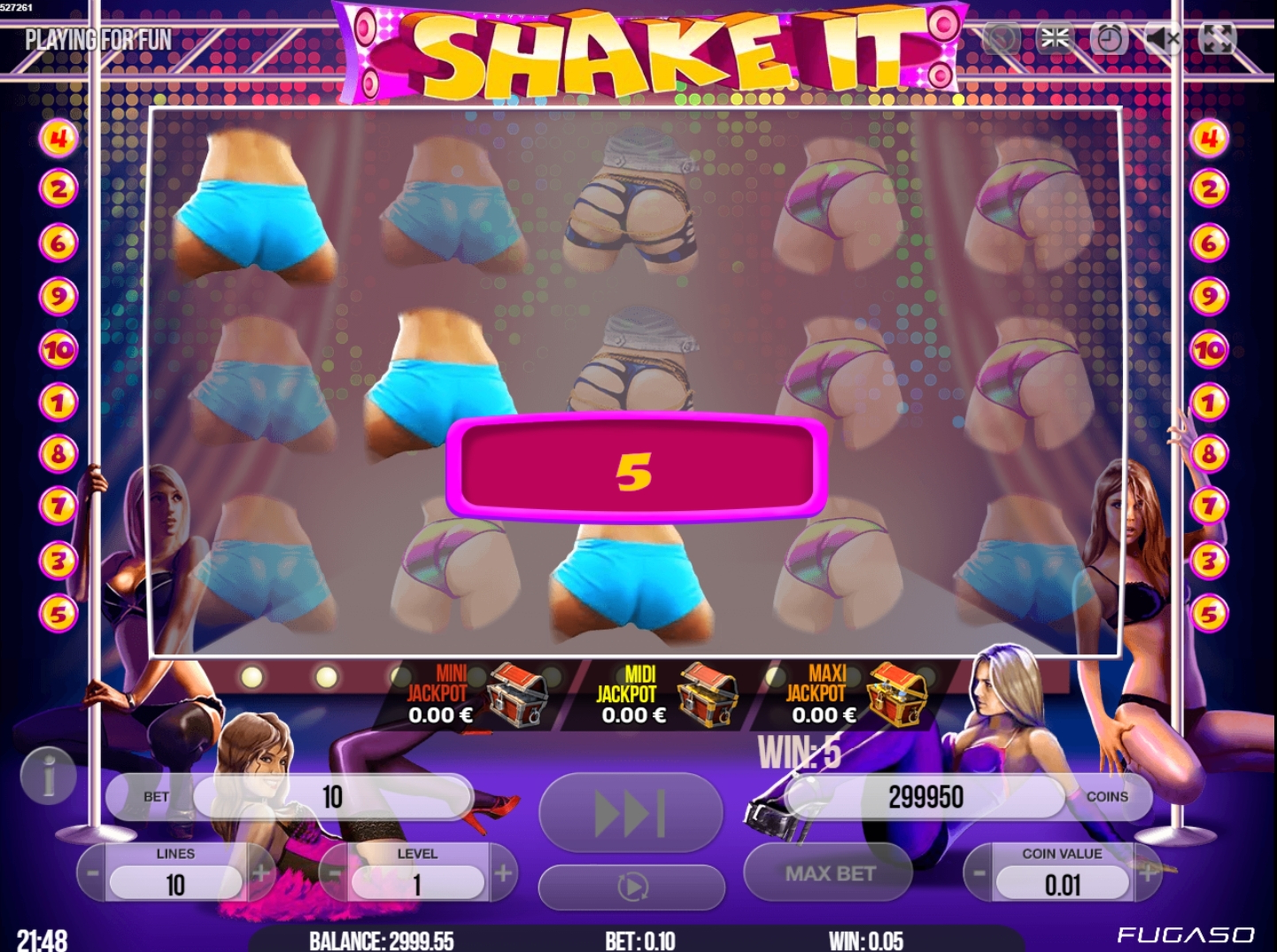 Win Money in Shake It Free Slot Game by Fugaso