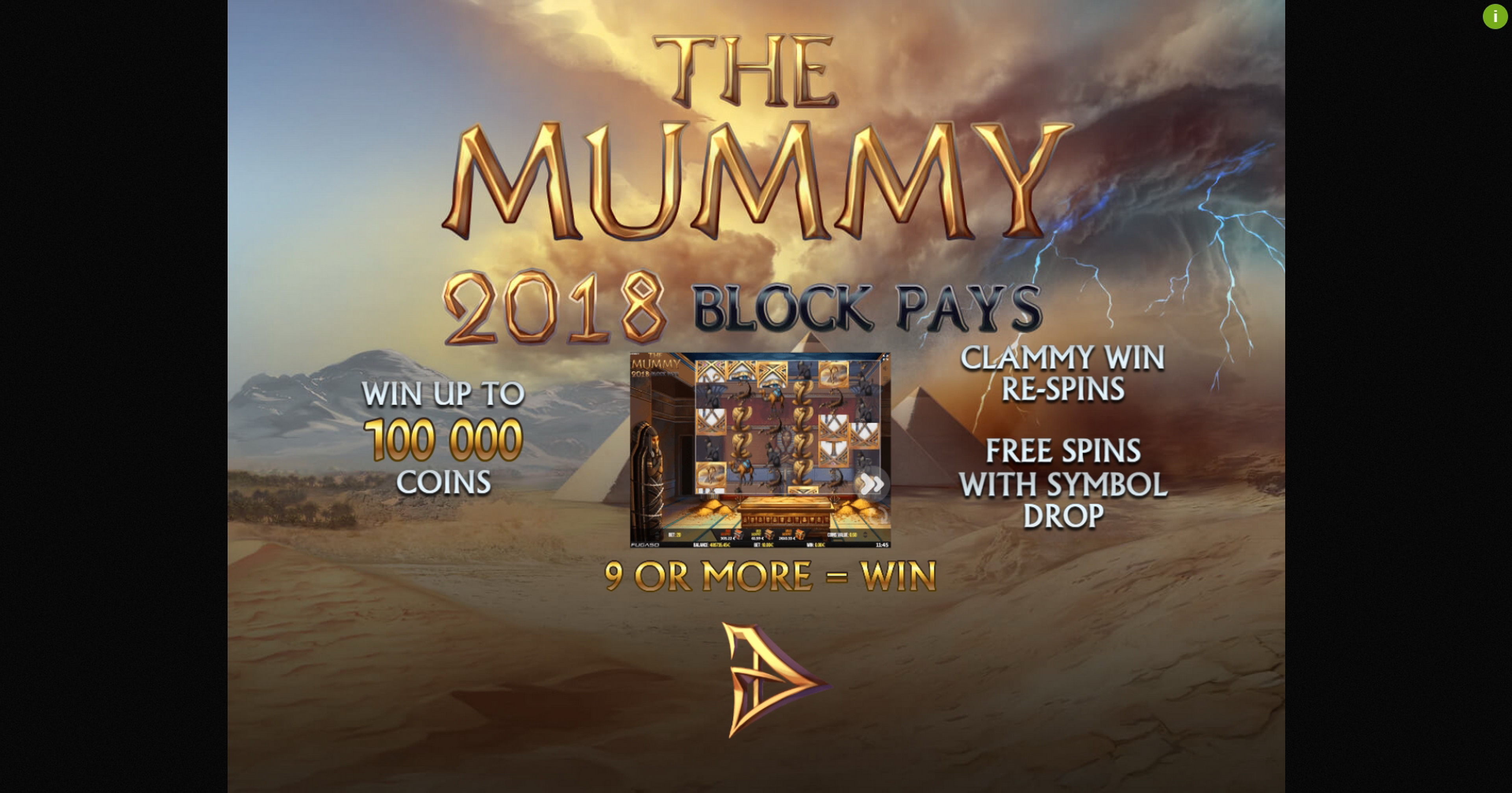 Play The Mummy 2018 Free Casino Slot Game by Fugaso