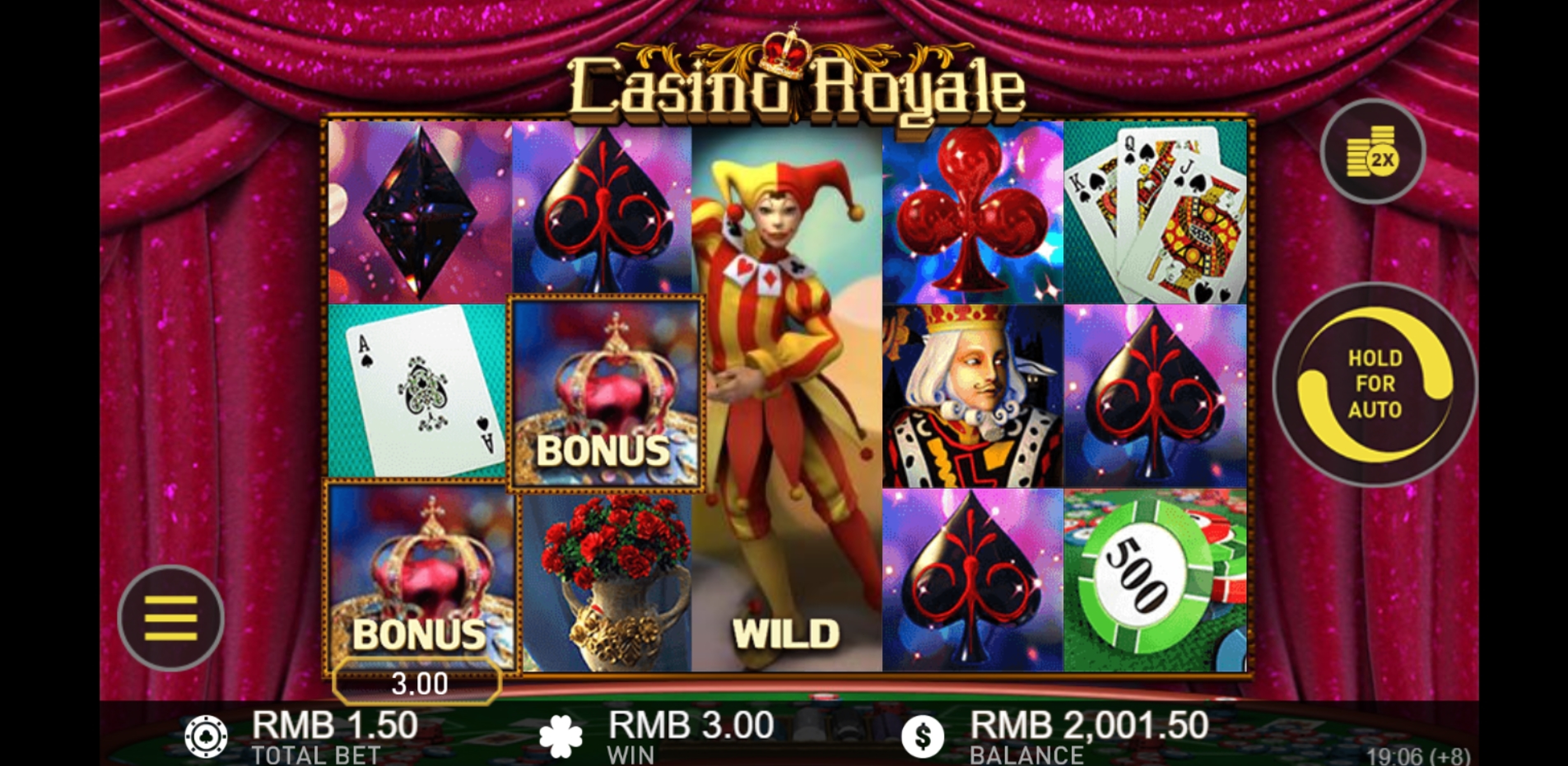 Win Money in Casino Royale Free Slot Game by Gameplay Interactive