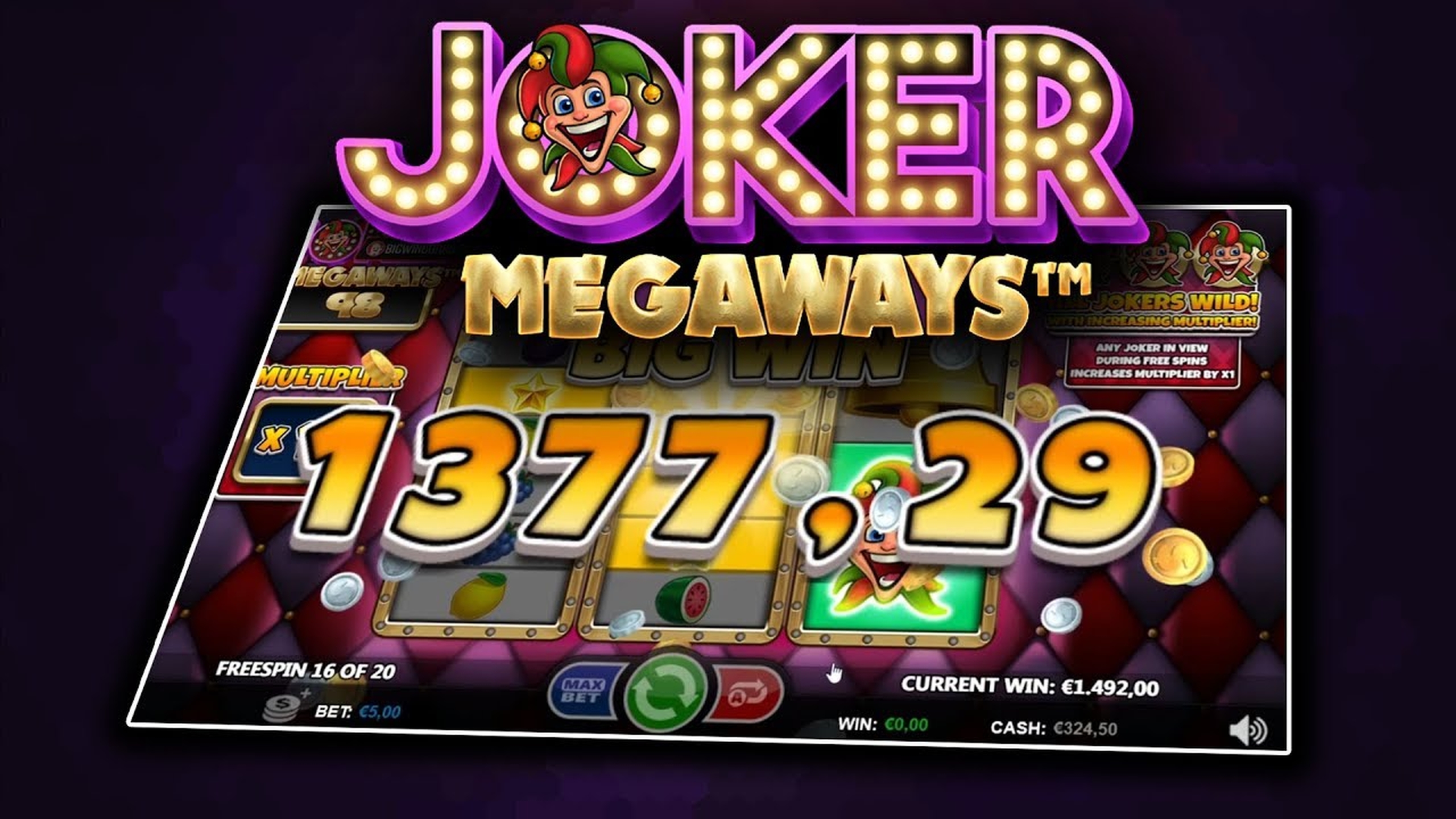 The Joker Megaways Online Slot Demo Game by Games Inc