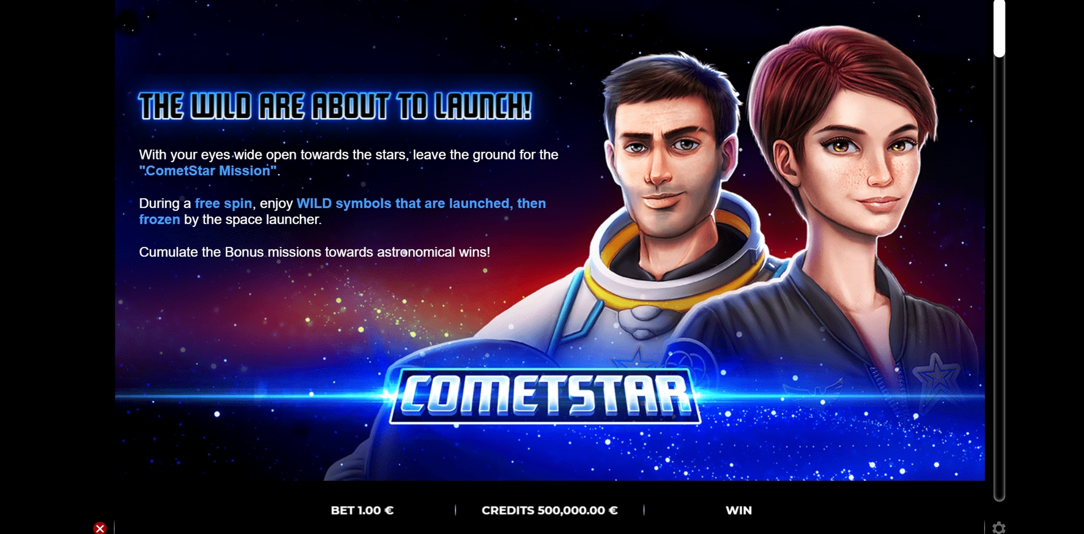 Info of CometStar Slot Game by GAMING1
