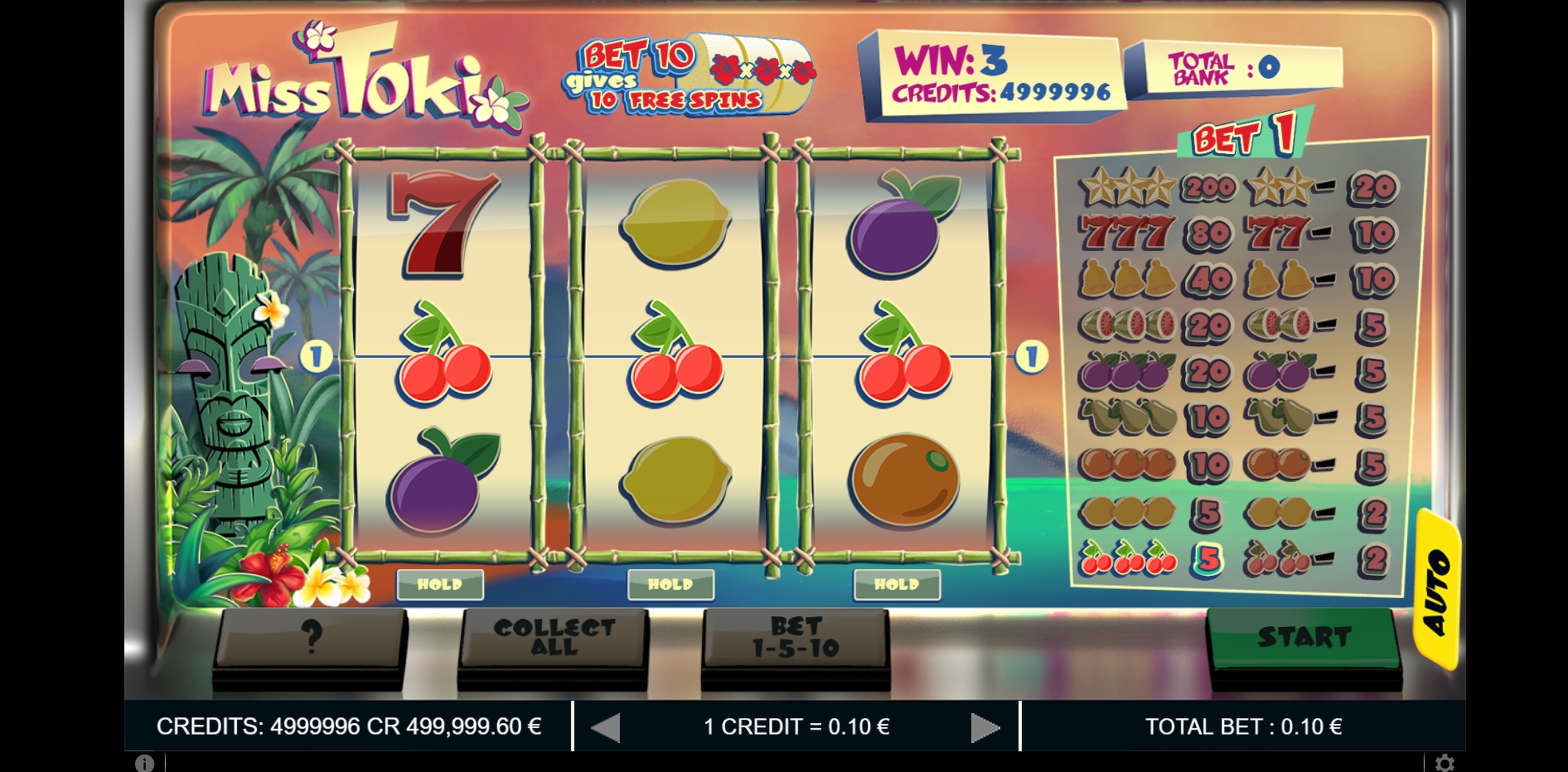 Win Money in Miss Toki Free Slot Game by GAMING1