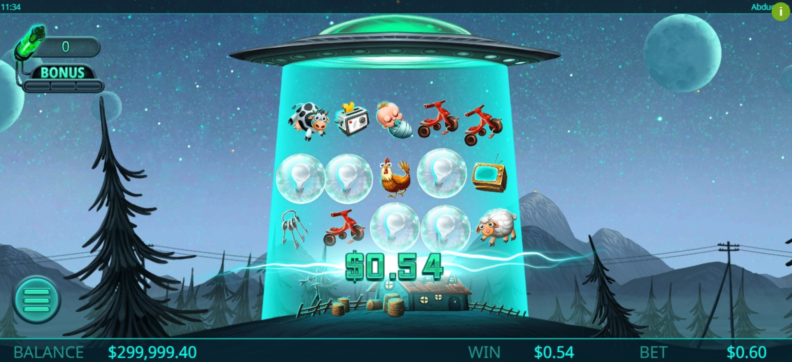Win Money in Abduction Free Slot Game by Ganapati