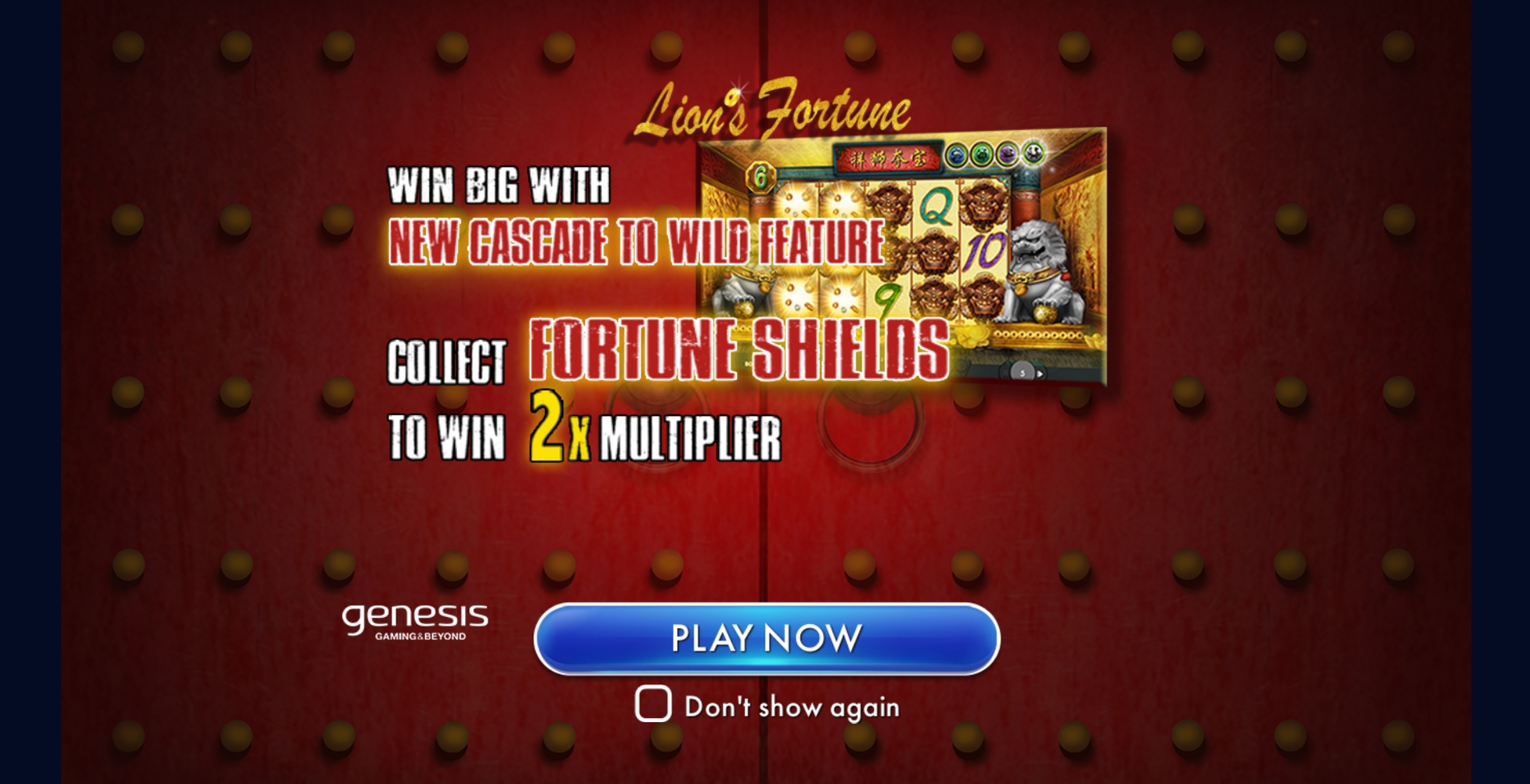 Play Lion's Fortune Free Casino Slot Game by Genesis Gaming