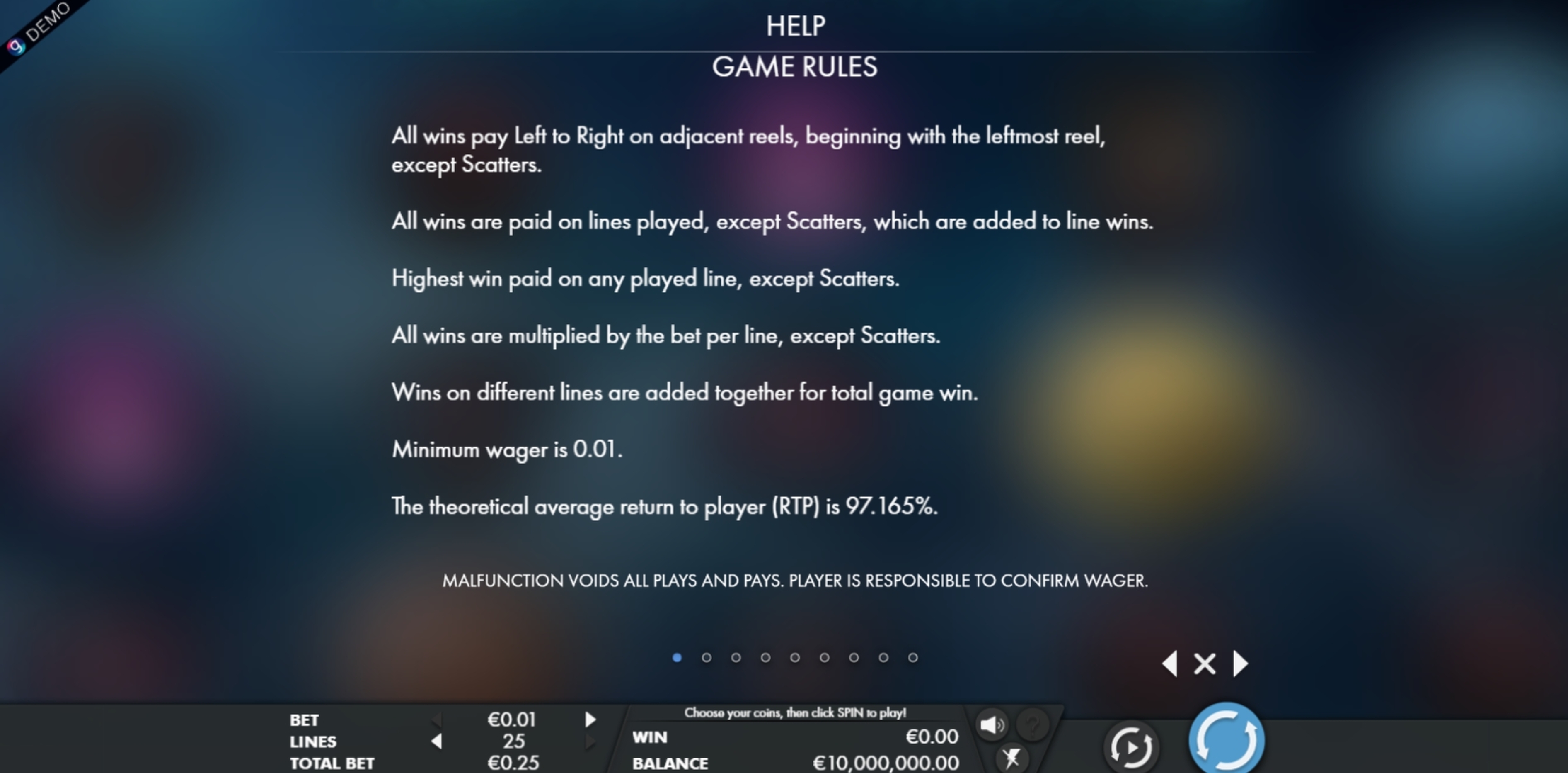 Info of Mirror Magic Slot Game by Genesis Gaming