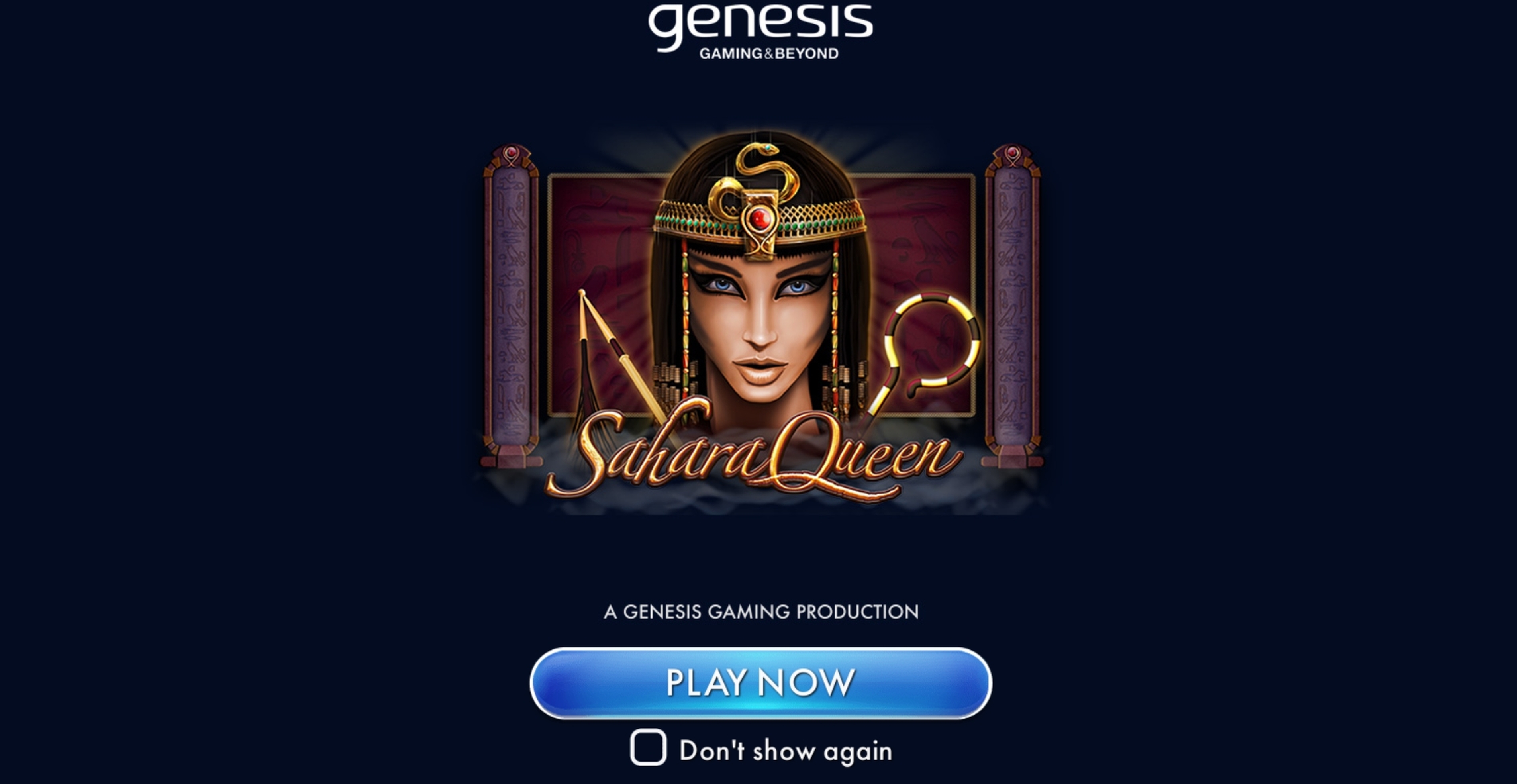 Play Sahara Queen Free Casino Slot Game by Genesis Gaming
