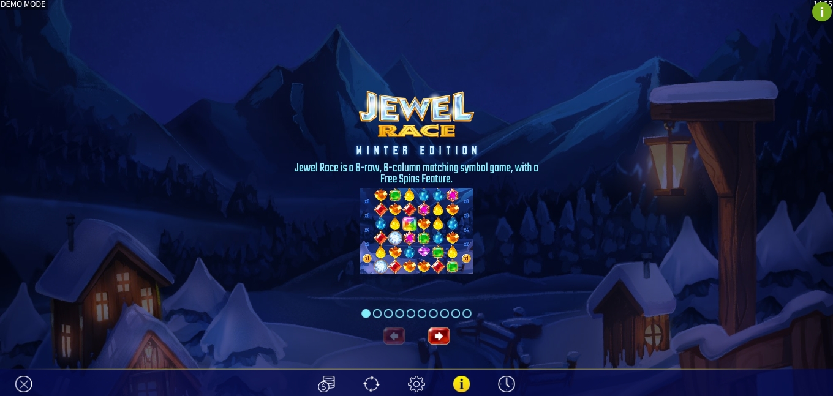 Info of Jewel Race Winter Edition Slot Game by Golden Hero