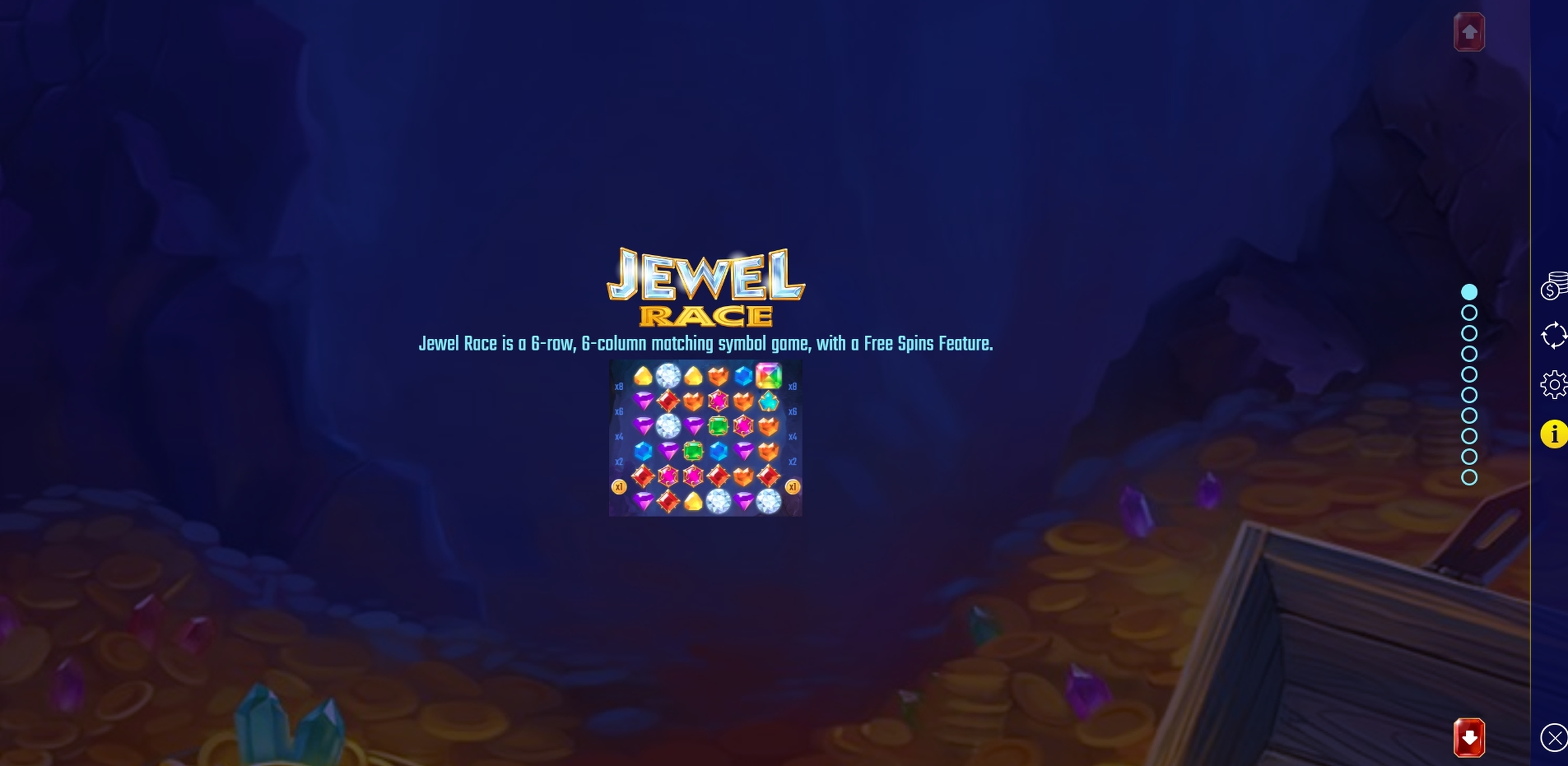 Info of Jewel Race Slot Game by Golden Hero