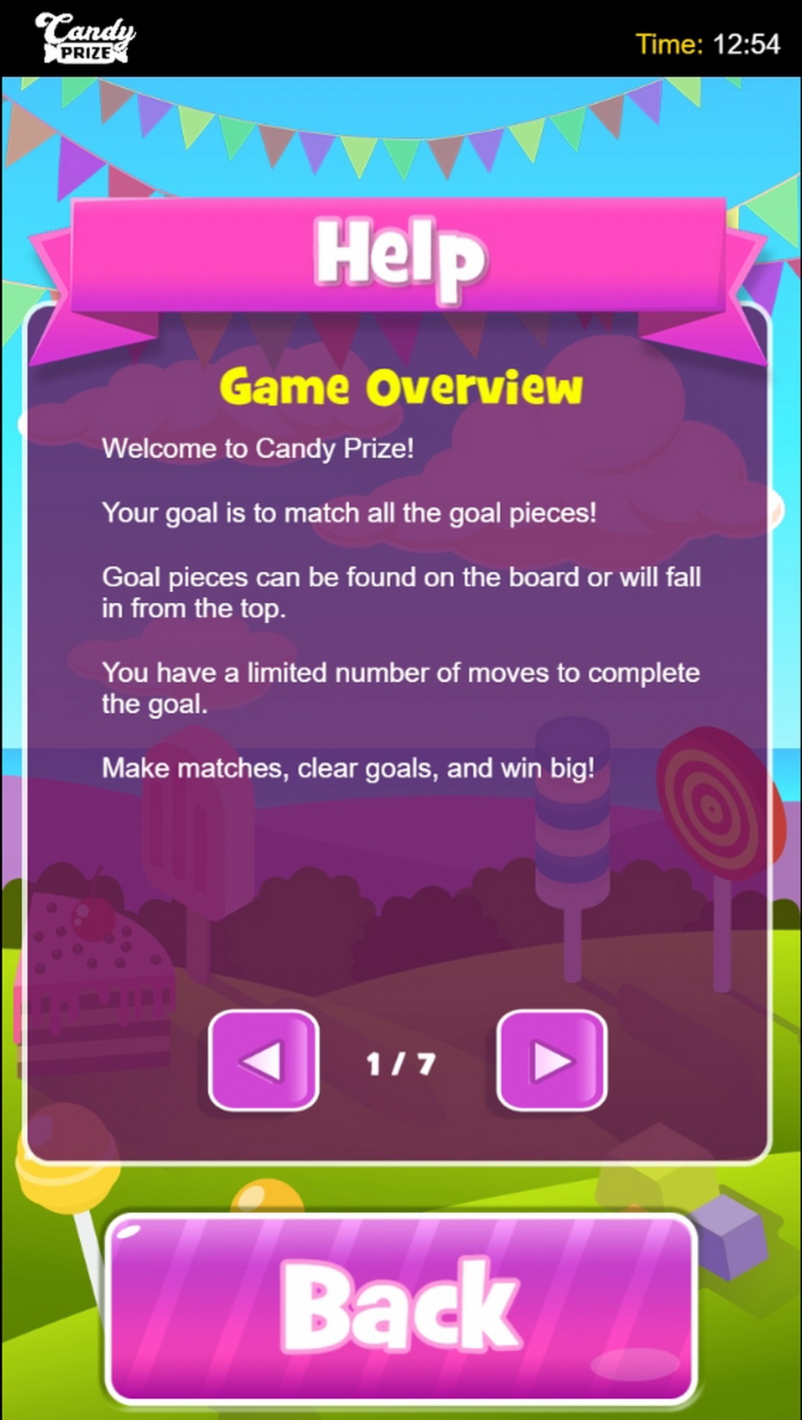 Info of Candy Prize BIG Slot Game by Green Jade Games