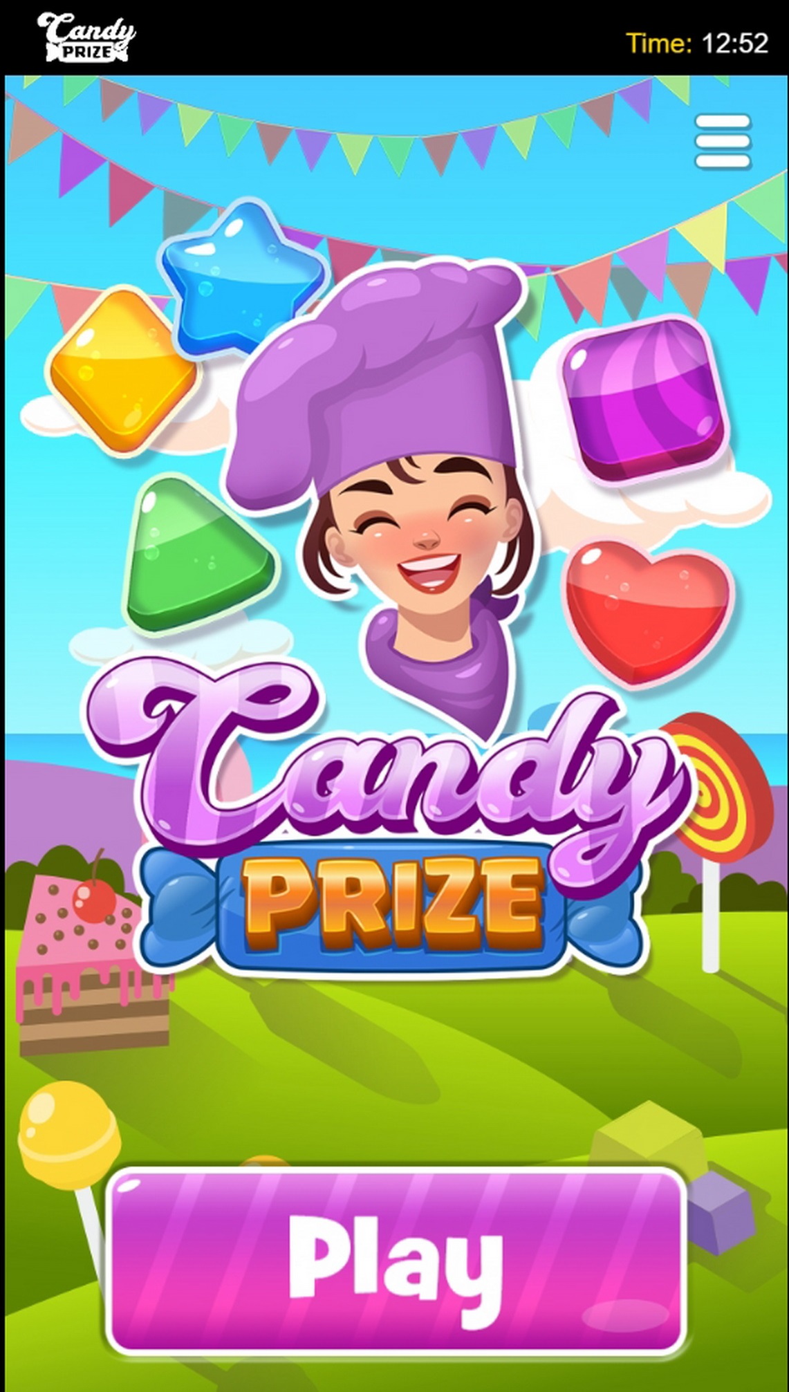 Play Candy Prize Free Casino Slot Game by Green Jade Games