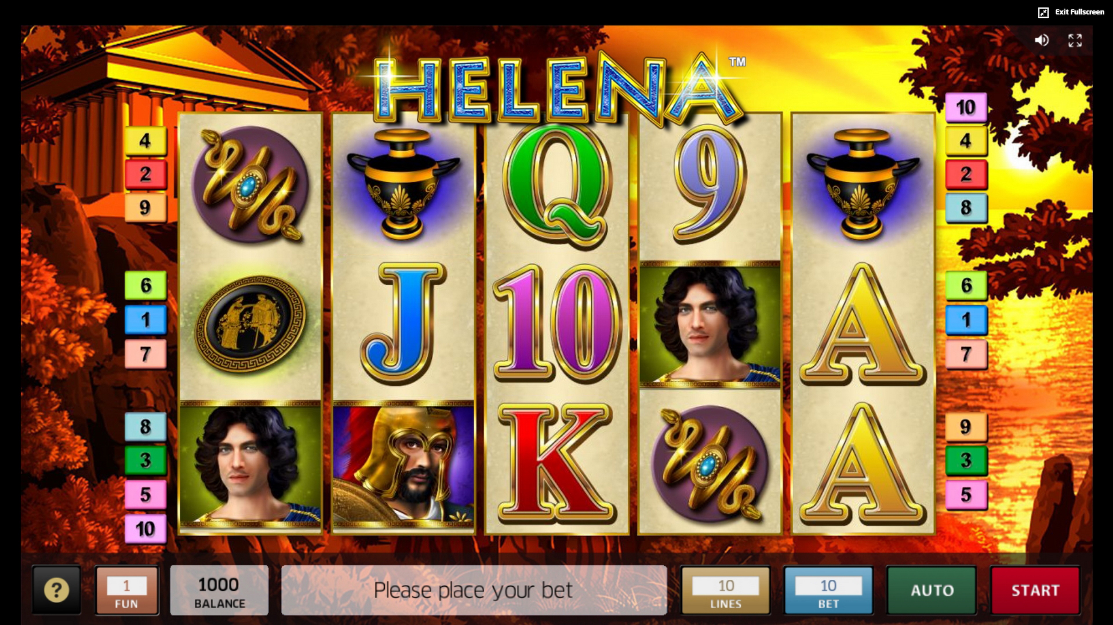 Reels in Helena™ Slot Game by Greentube