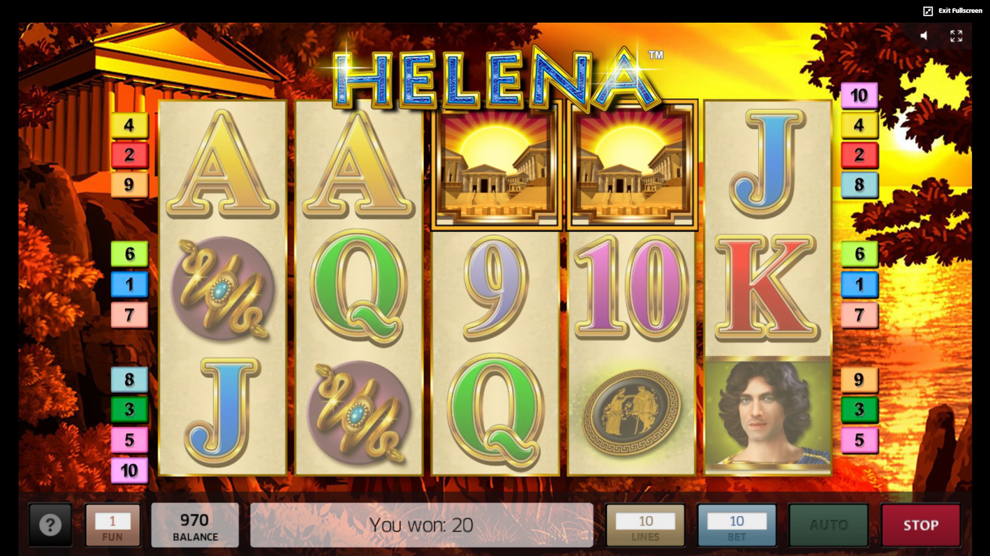 Win Money in Helena™ Free Slot Game by Greentube