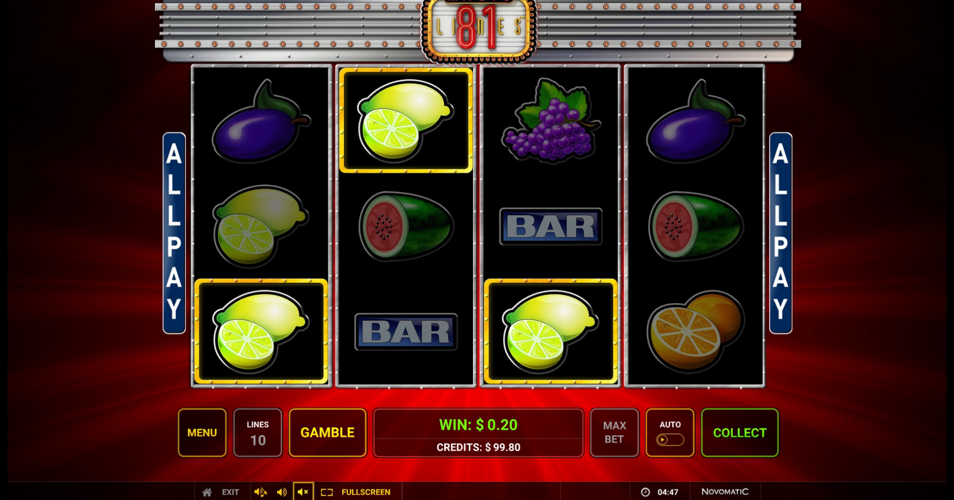 Win Money in Magic 81 Lines Free Slot Game by Greentube