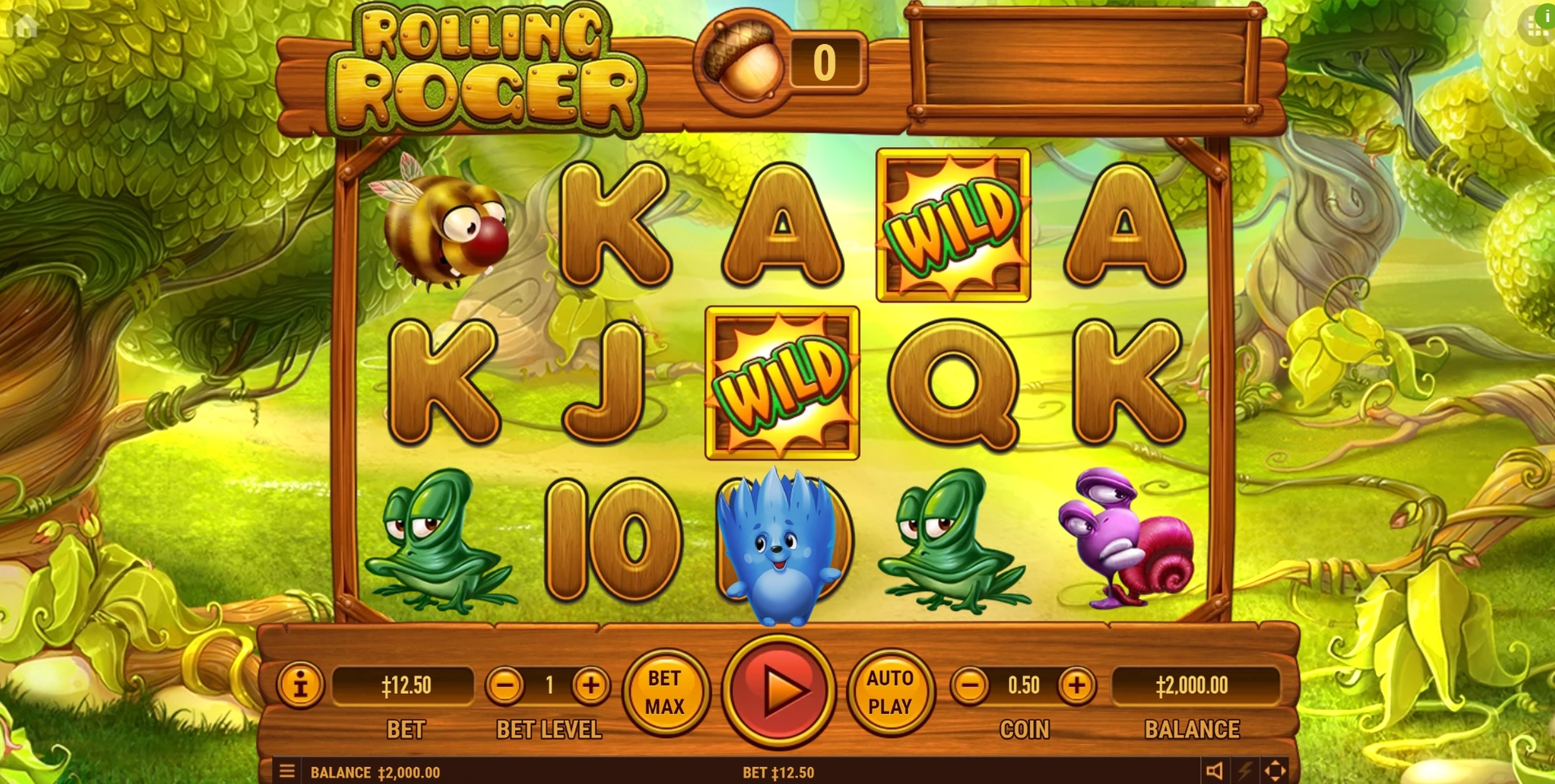 Reels in Rolling Roger Slot Game by Habanero