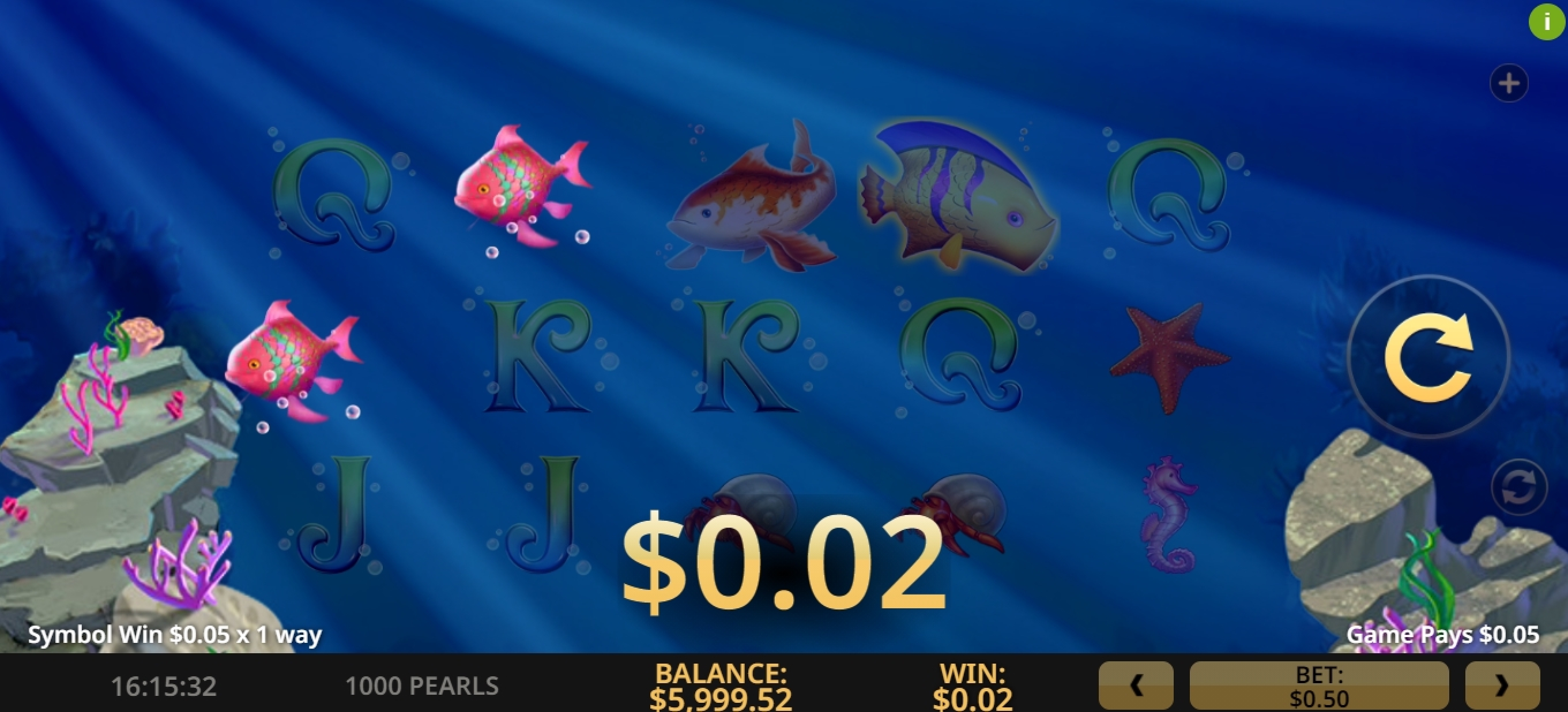 Win Money in 1000 Pearls Free Slot Game by High 5 Games