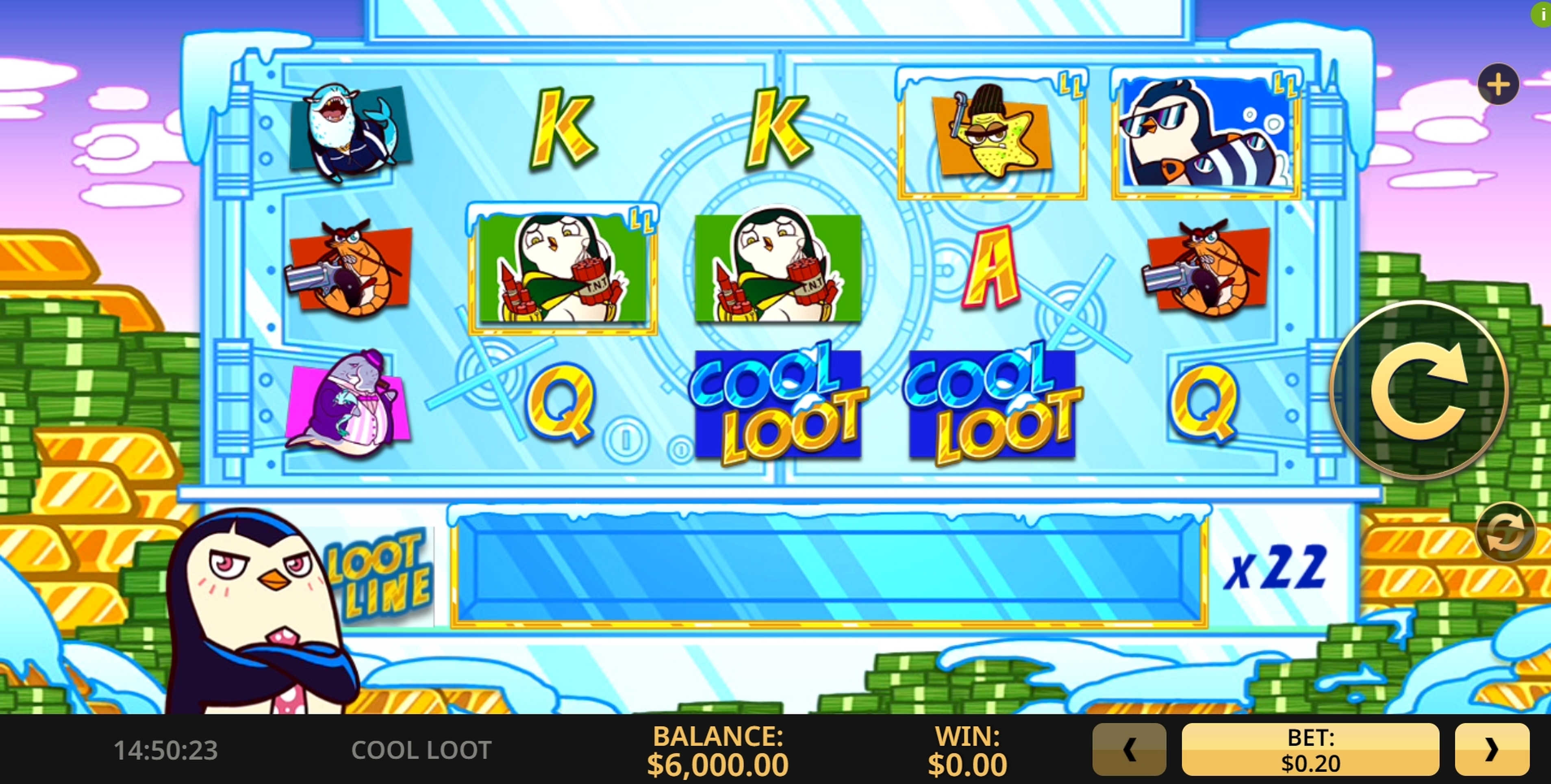 Reels in Cool Loot Slot Game by High 5 Games