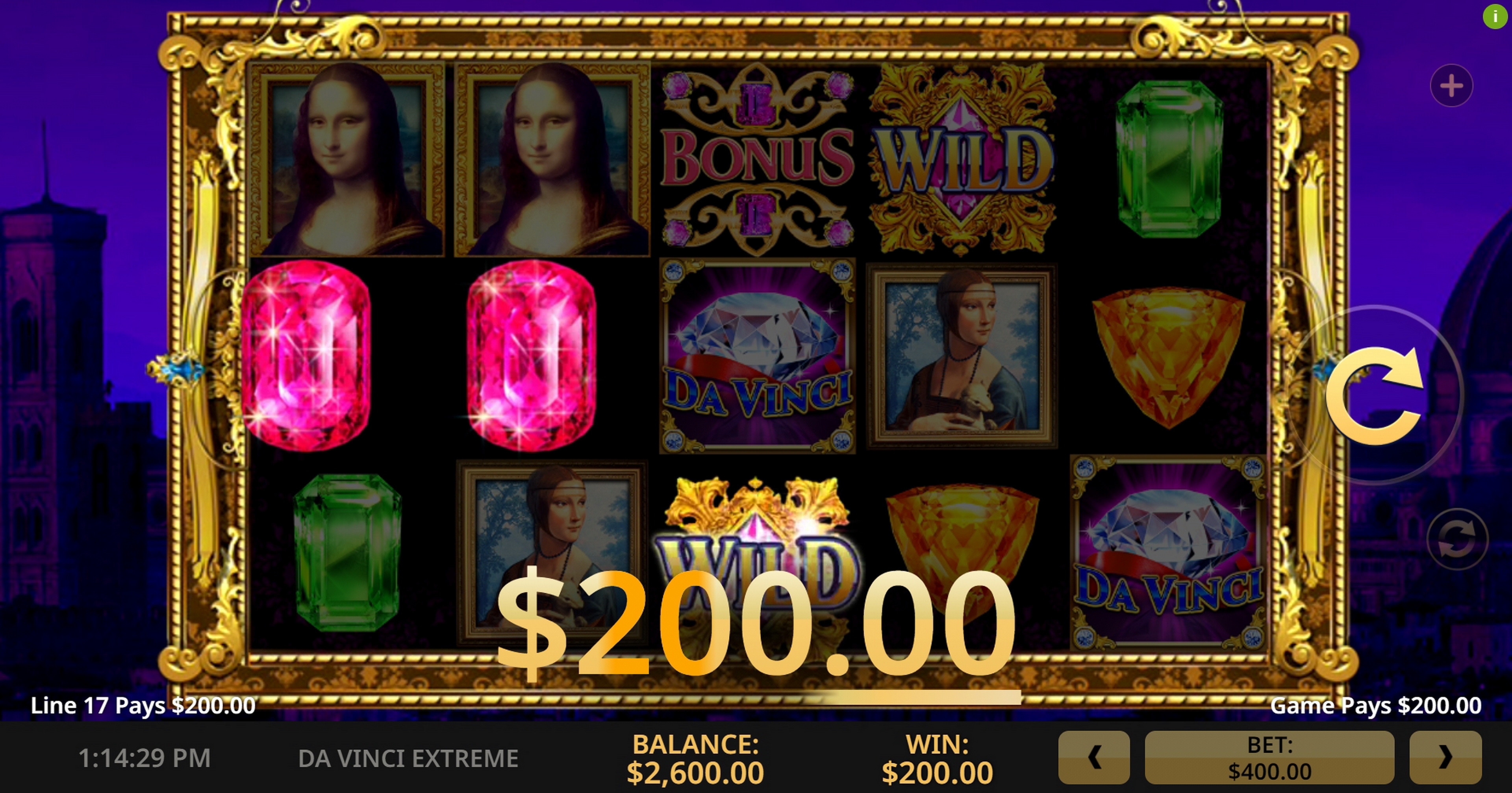 Win Money in Da Vinci Extreme Free Slot Game by High 5 Games