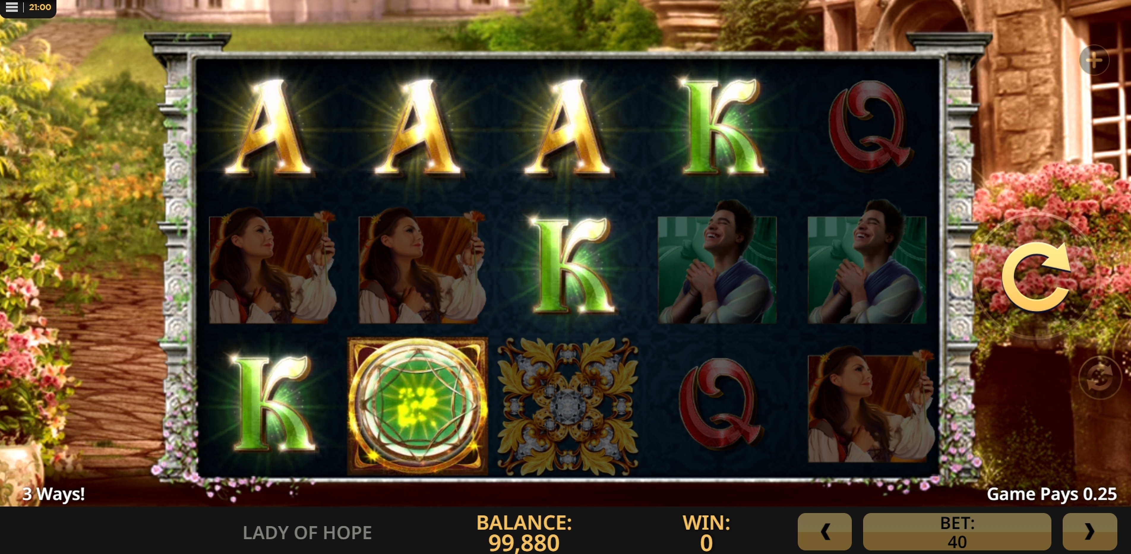 Win Money in Lady of Hope Free Slot Game by High 5 Games