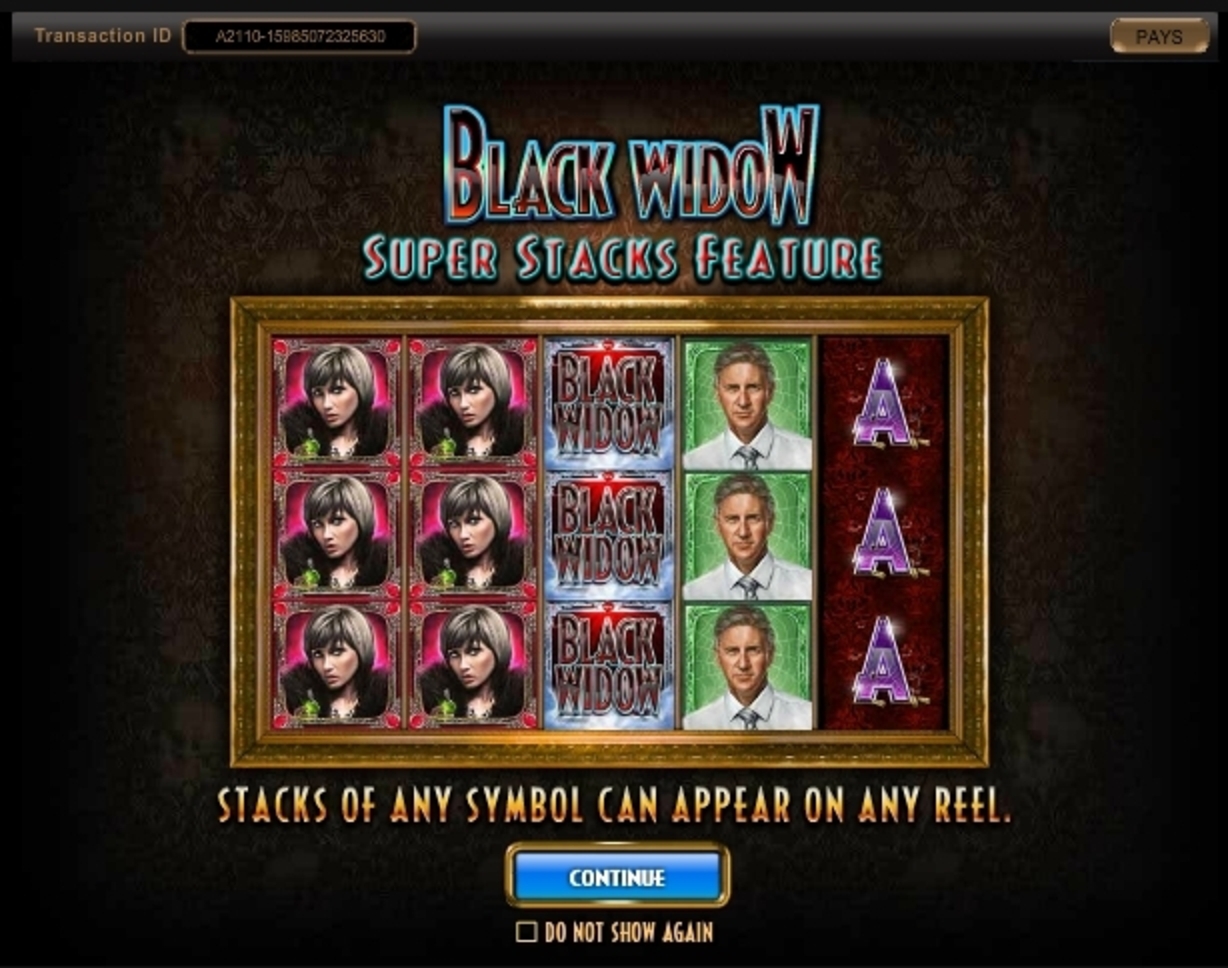 Play Black Widow Free Casino Slot Game by IGT