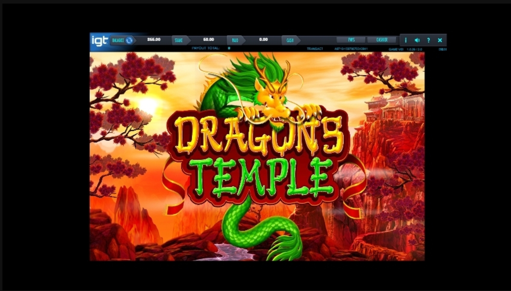 Play Dragon's Temple Free Casino Slot Game by IGT