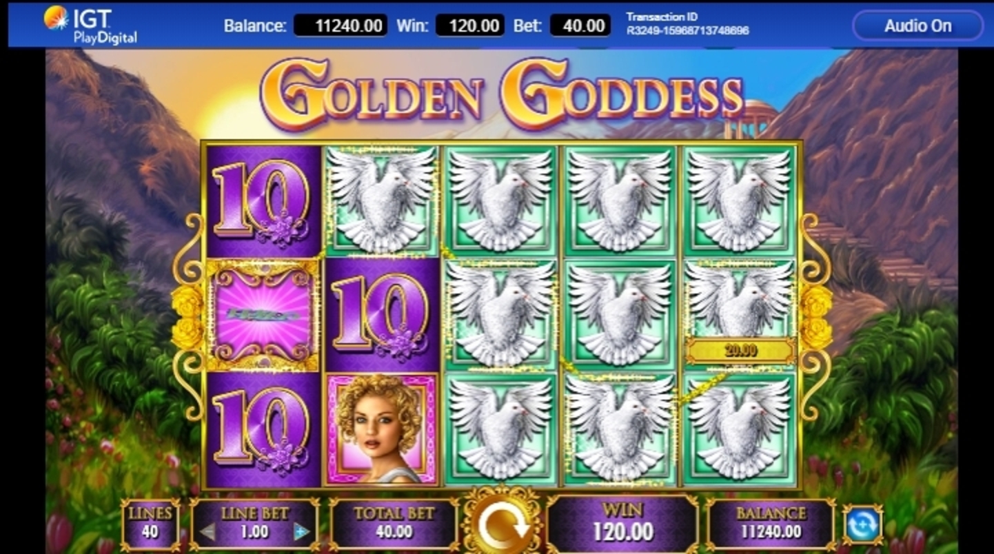 Win Money in Golden Goddess Free Slot Game by IGT