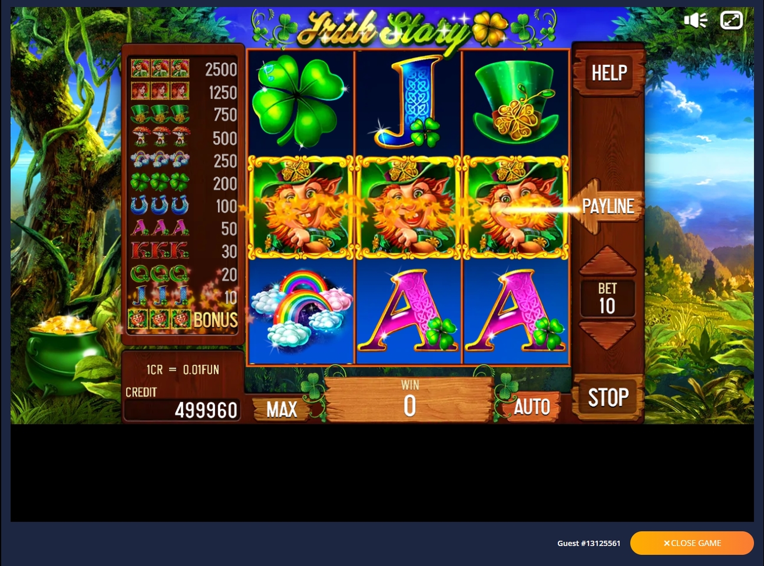 Win Money in Irish Story Free Slot Game by Inbet Games