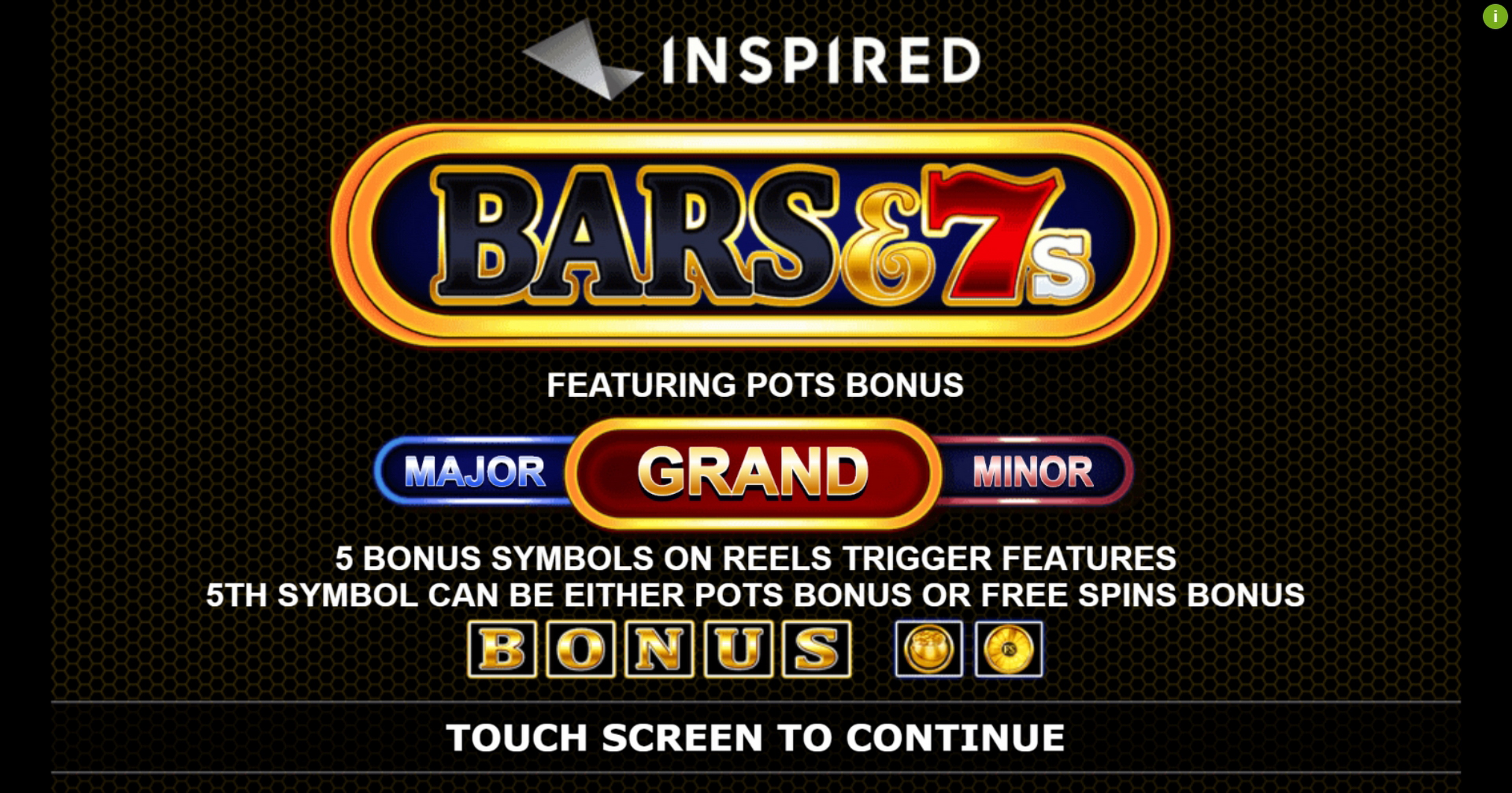 Play Bar And 7s Free Casino Slot Game by Inspired Gaming
