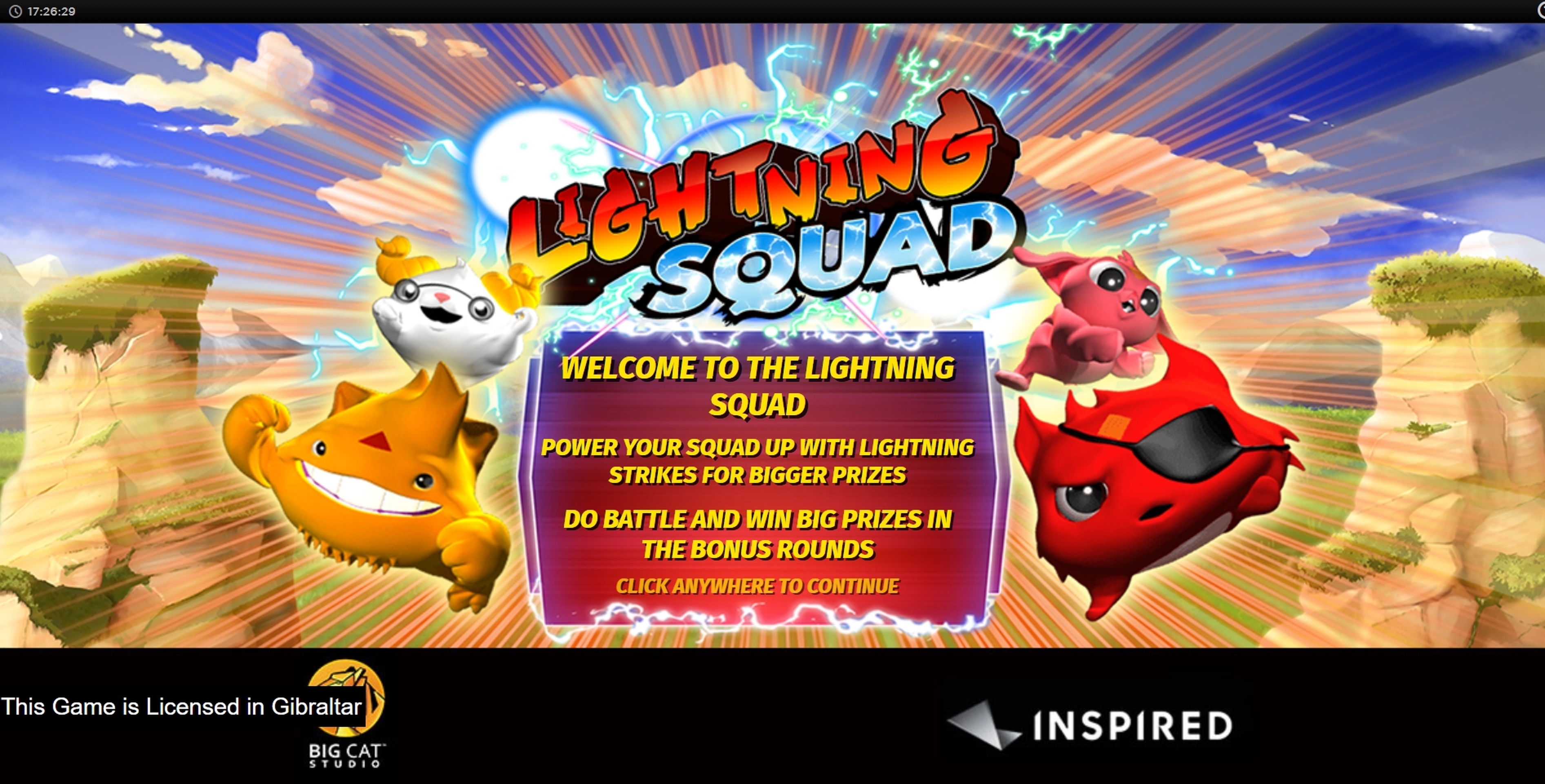 Play Lightning Squad Free Casino Slot Game by Inspired Gaming