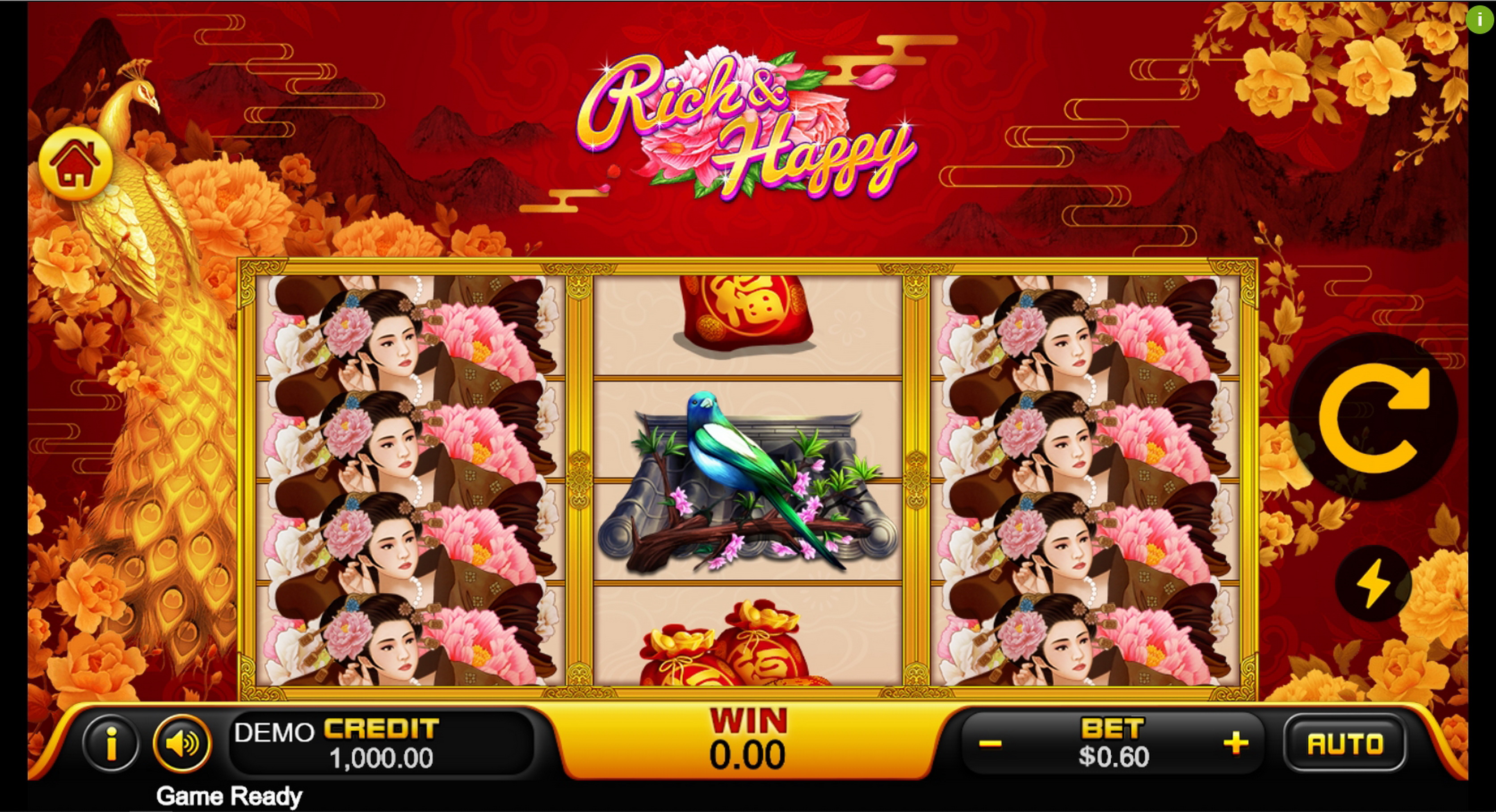 Reels in Rich and Happy Slot Game by PlayStar