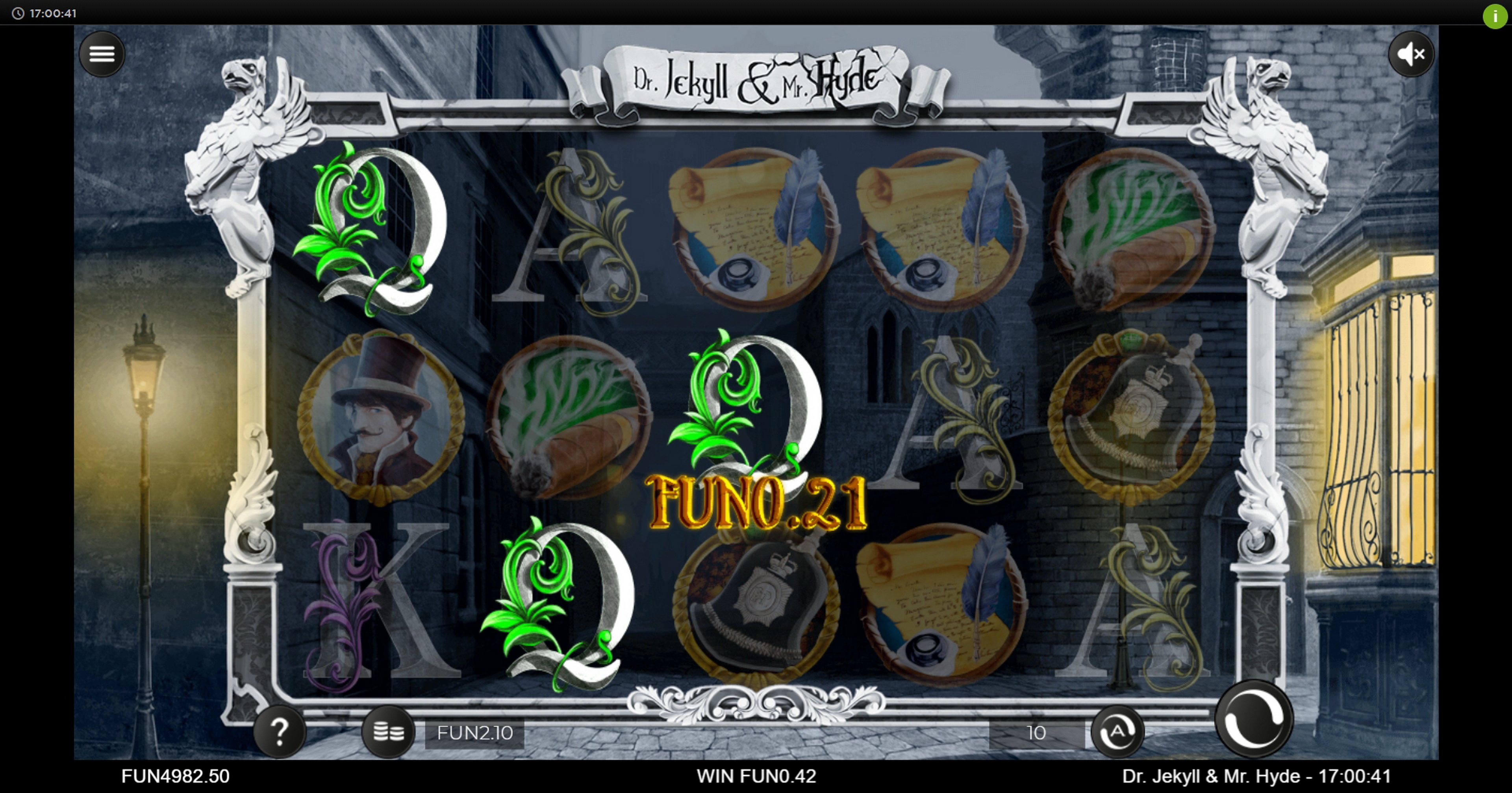 Win Money in Dr Jekyll and Mr Hyde Free Slot Game by Iron Dog Studios