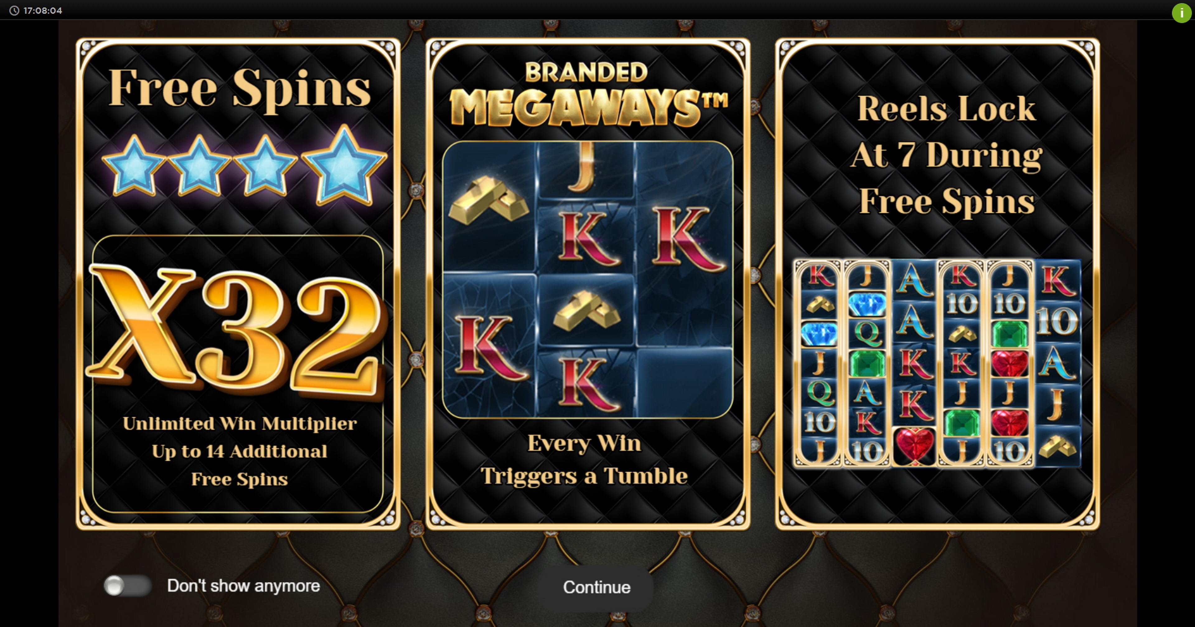 Play VIP Branded Megaways Free Casino Slot Game by Iron Dog Studios