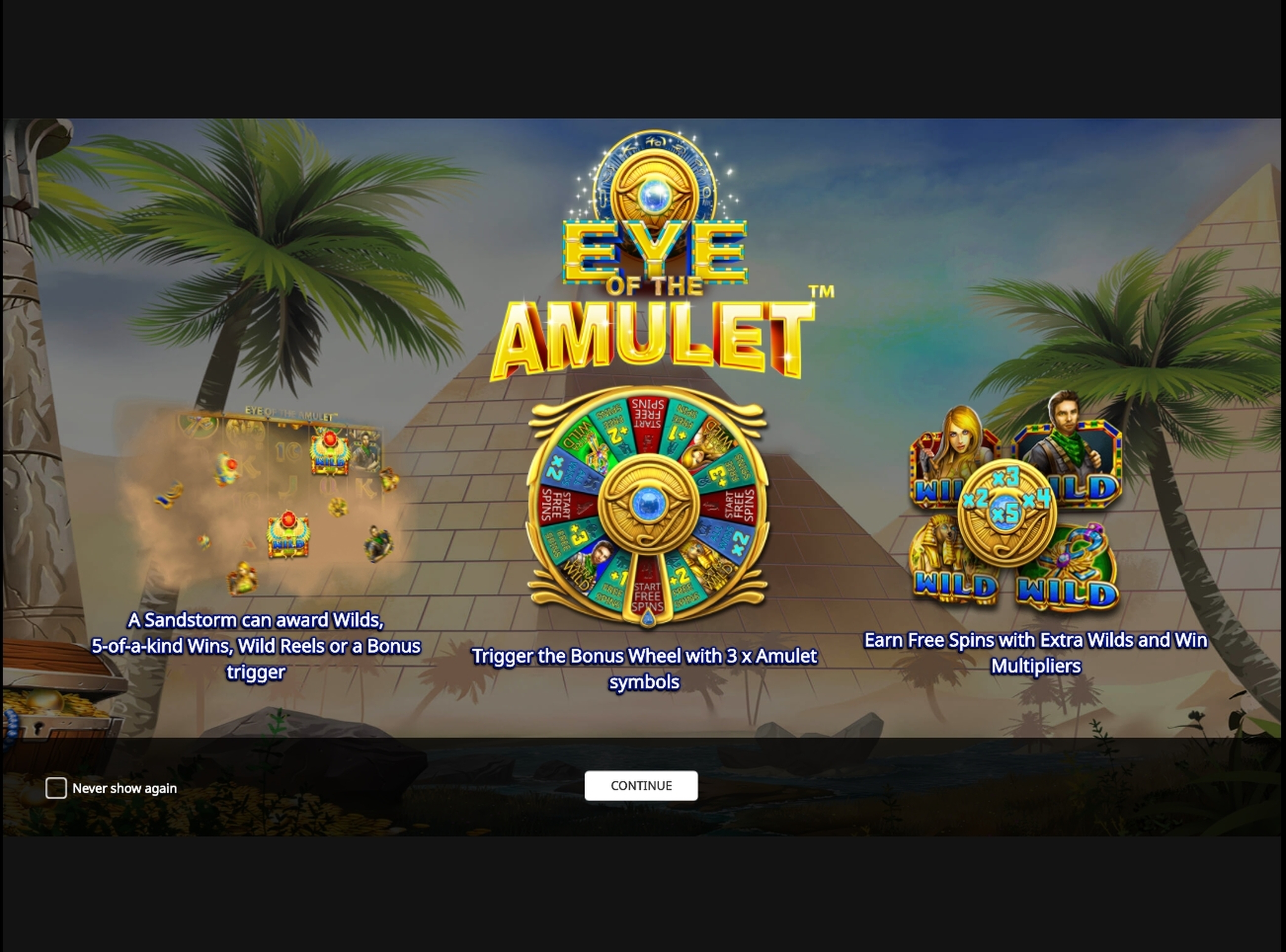 Play Eye of the Amulet Free Casino Slot Game by iSoftBet