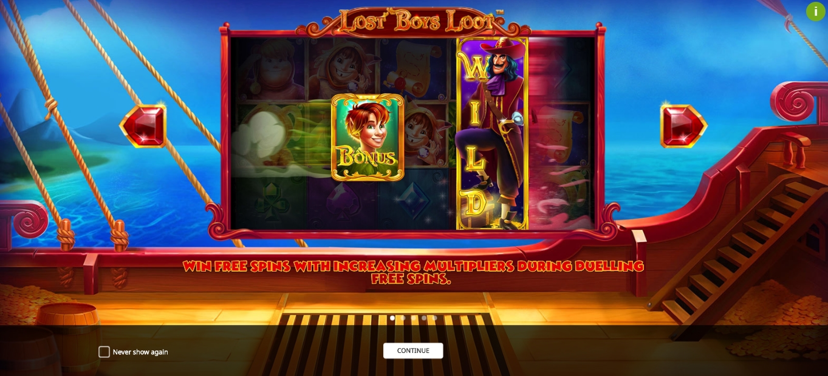 Play Lost Boys Loot Free Casino Slot Game by iSoftBet