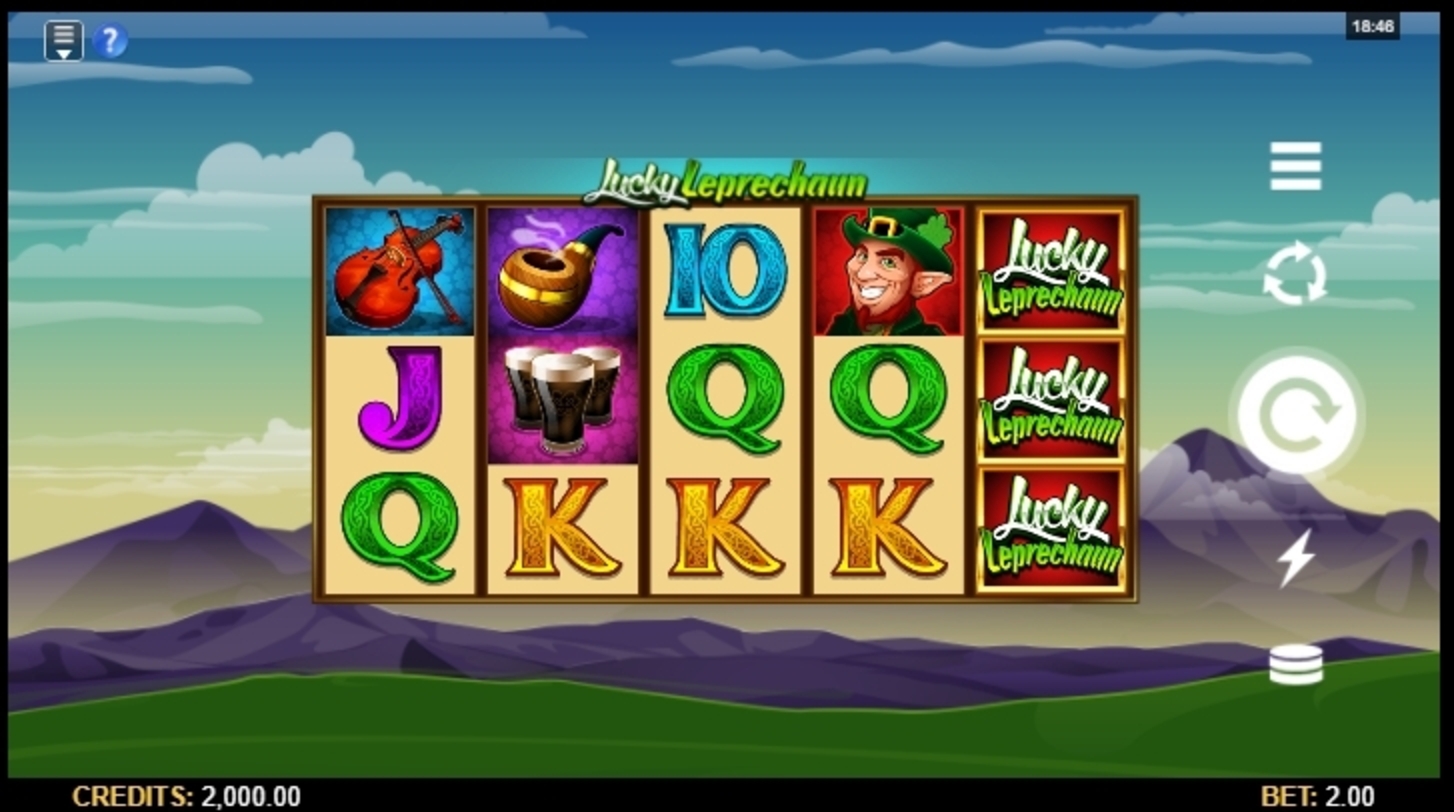 Reels in Lucky Leprechaun Slot Game by iSoftBet