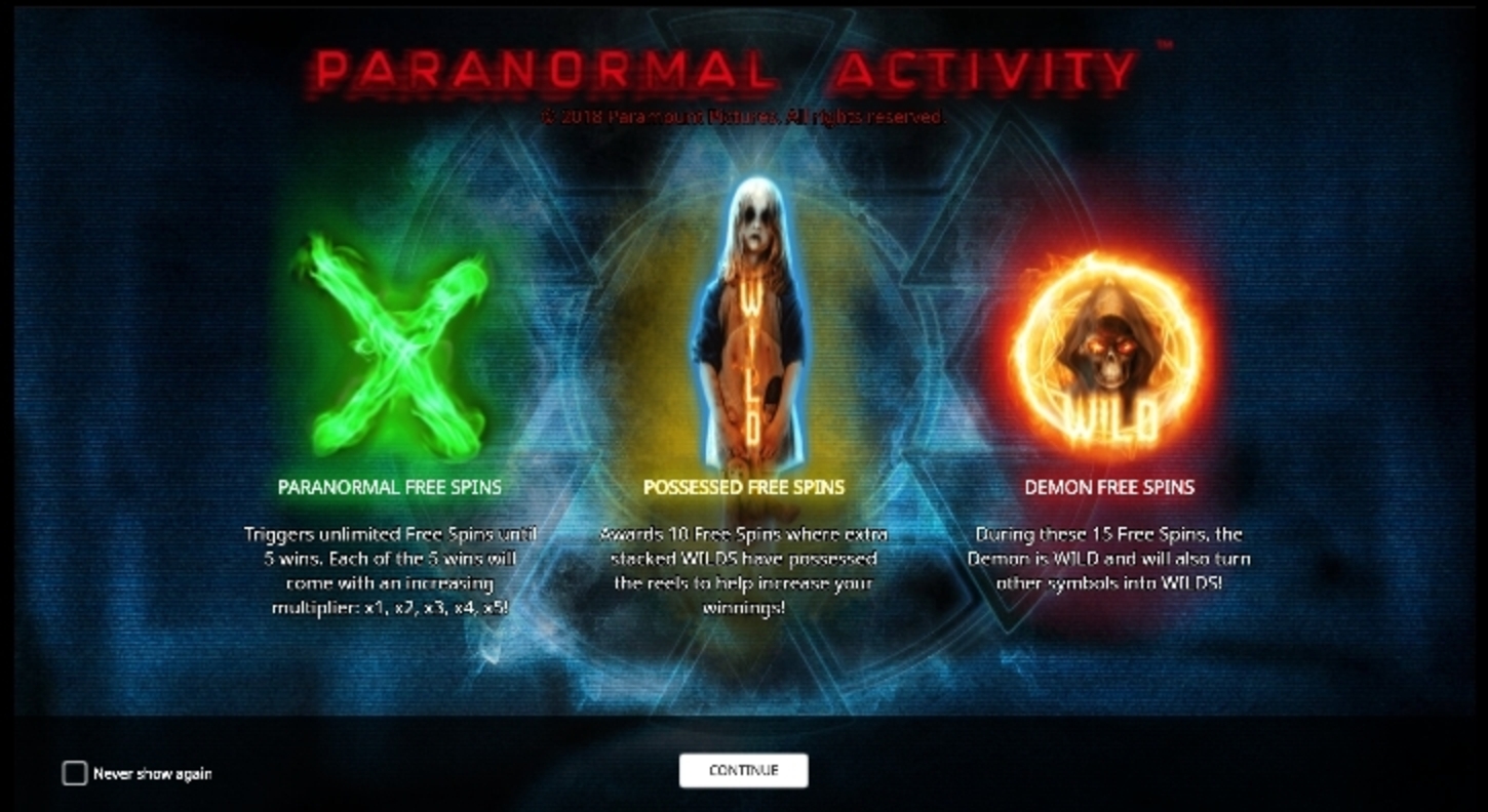 Play Paranormal Activity Free Casino Slot Game by iSoftBet
