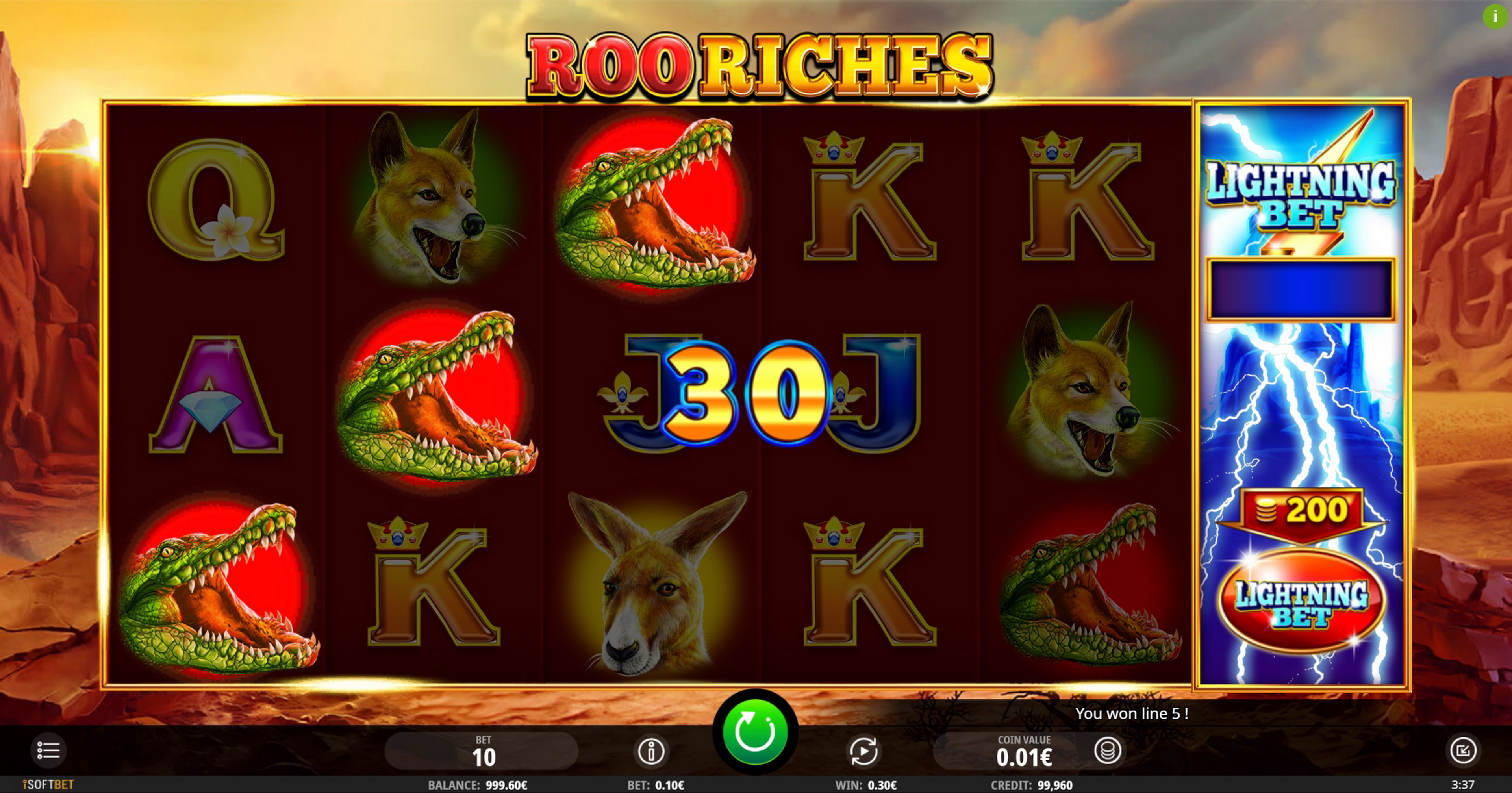 Win Money in Roo Riches Free Slot Game by iSoftBet
