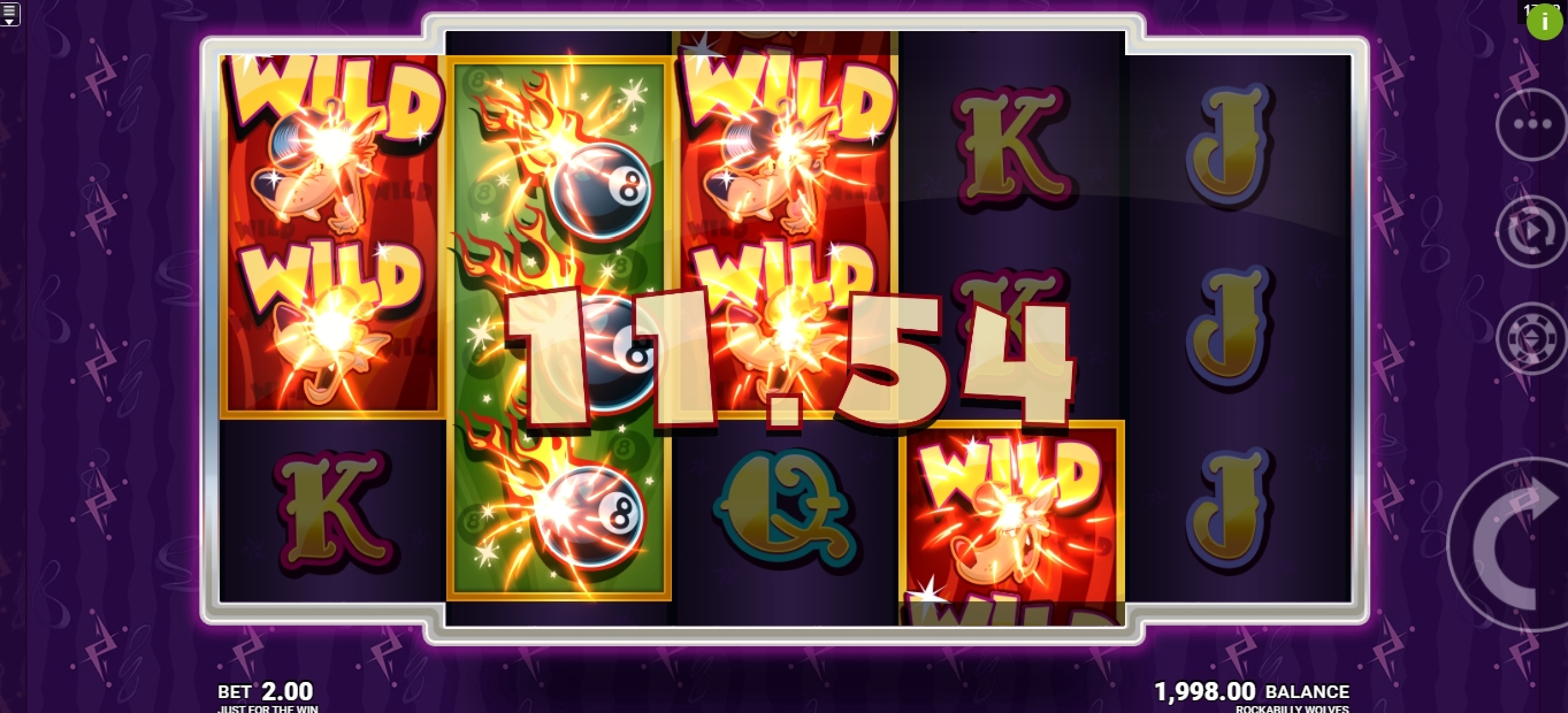 Win Money in Rockabilly Wolves Free Slot Game by Just For The Win