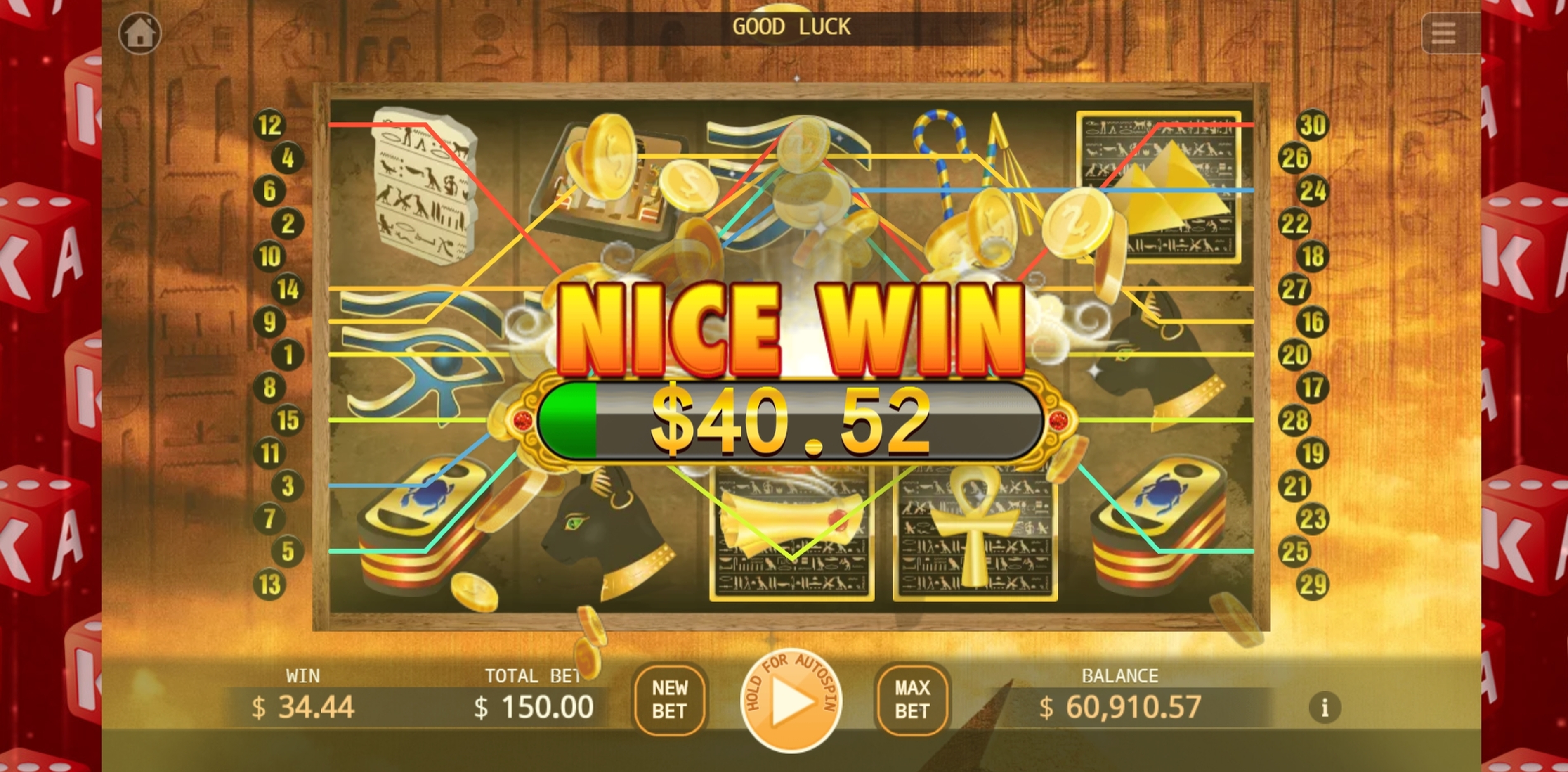 Win Money in Mysterious Pyramid Free Slot Game by KA Gaming
