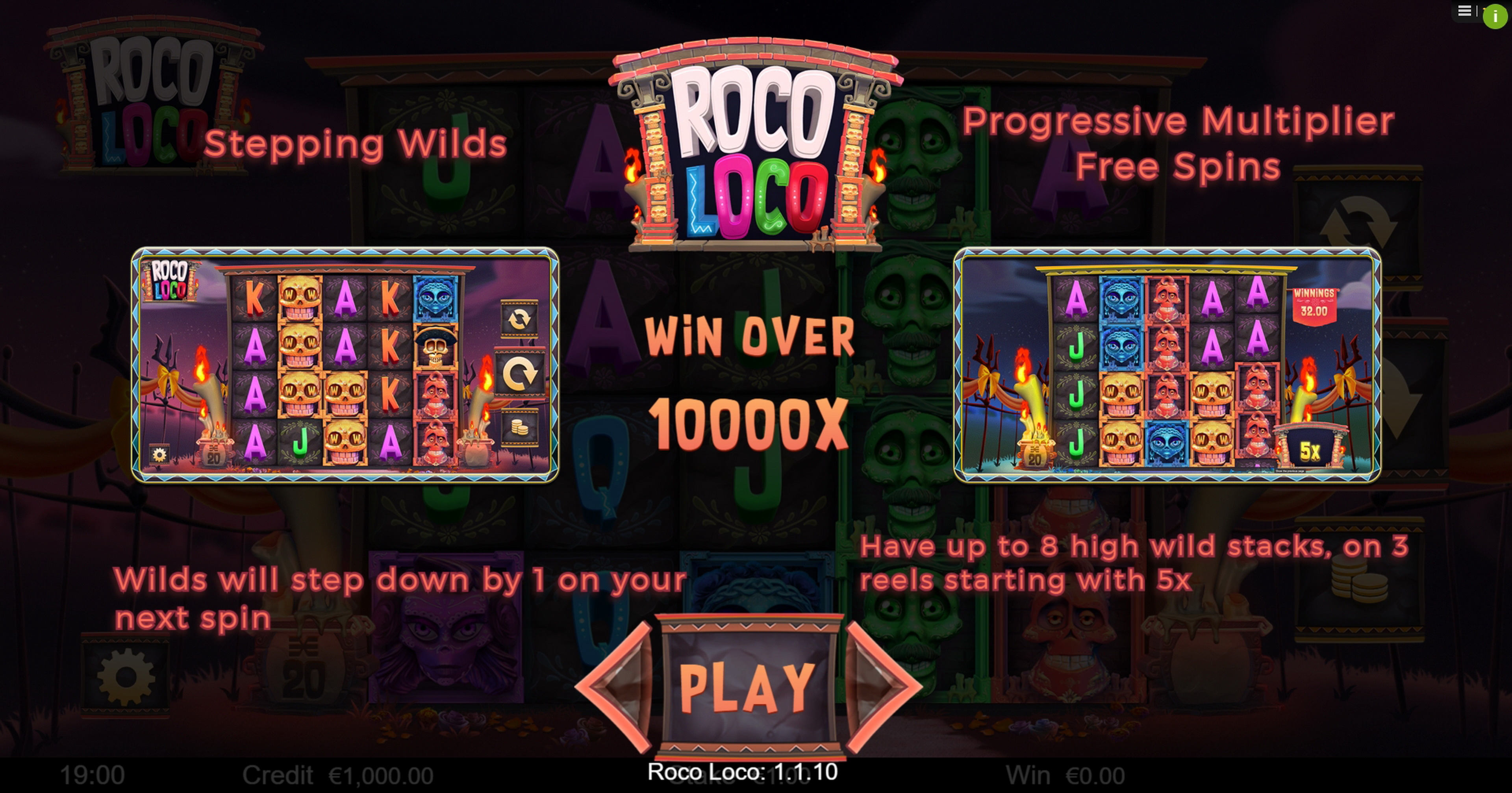 Play Roco Loco Free Casino Slot Game by Live 5 Gaming