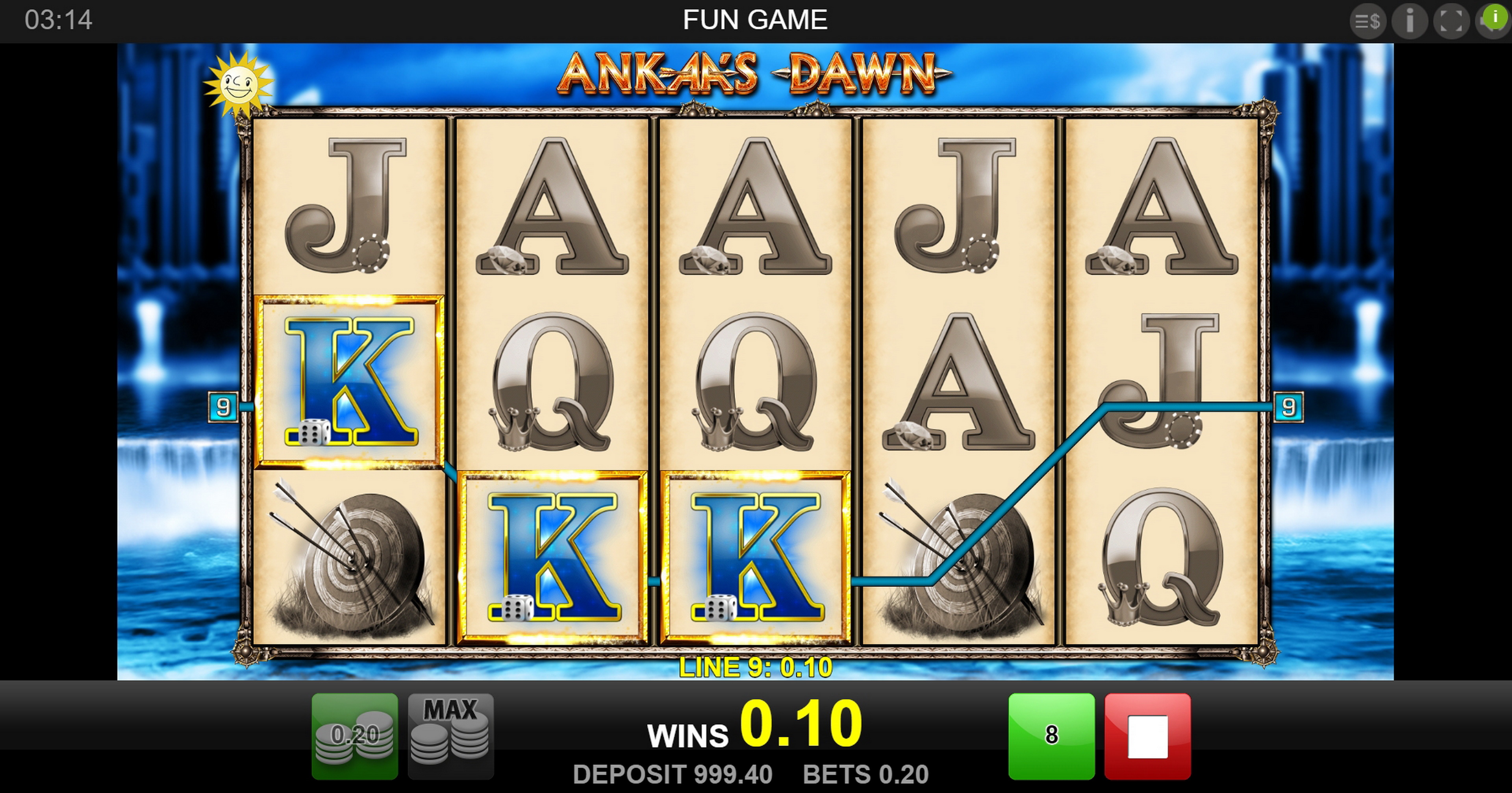 Win Money in Ankaa's Dawn Free Slot Game by Merkur Gaming