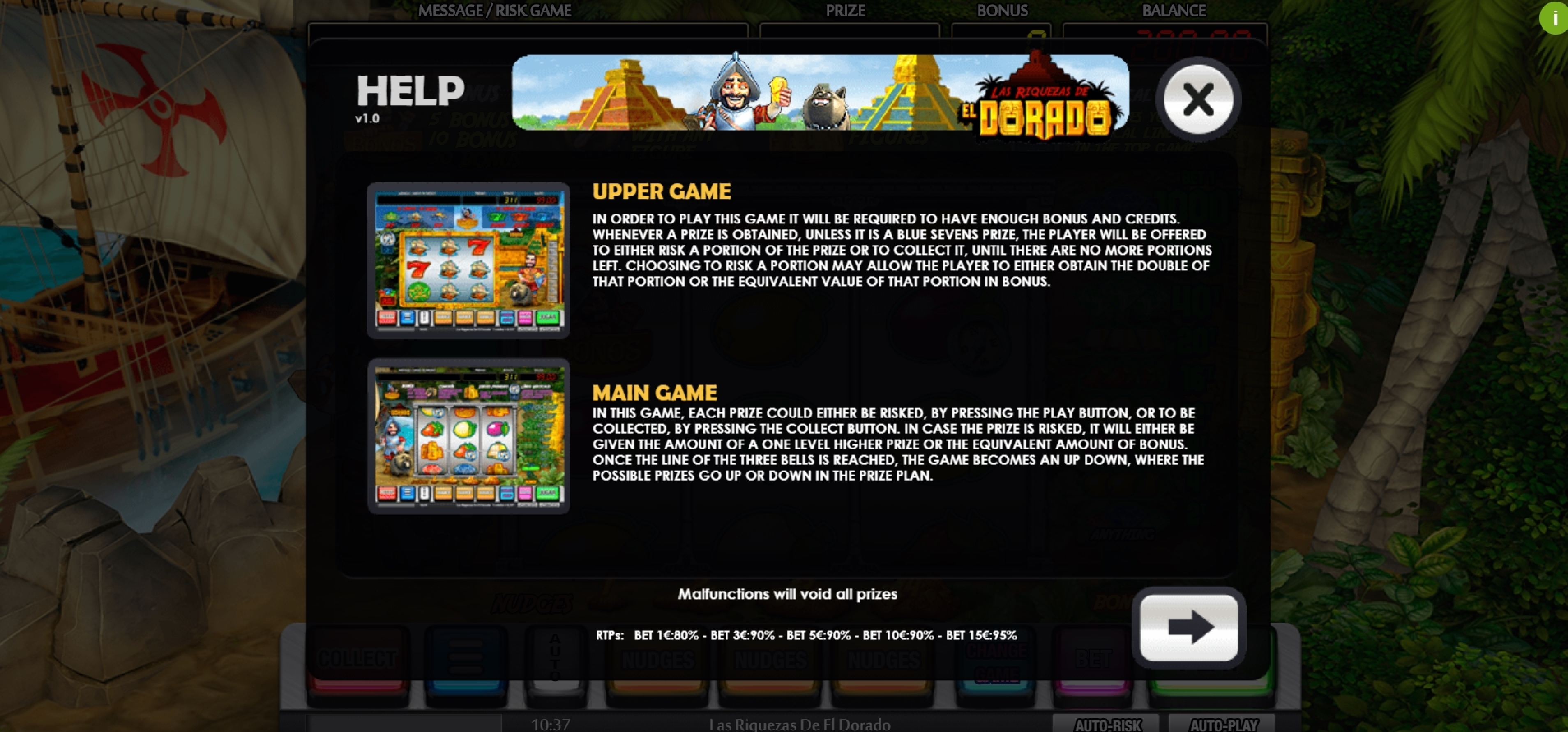 Info of Las Riquezas De El Dorado Slot Game by MGA