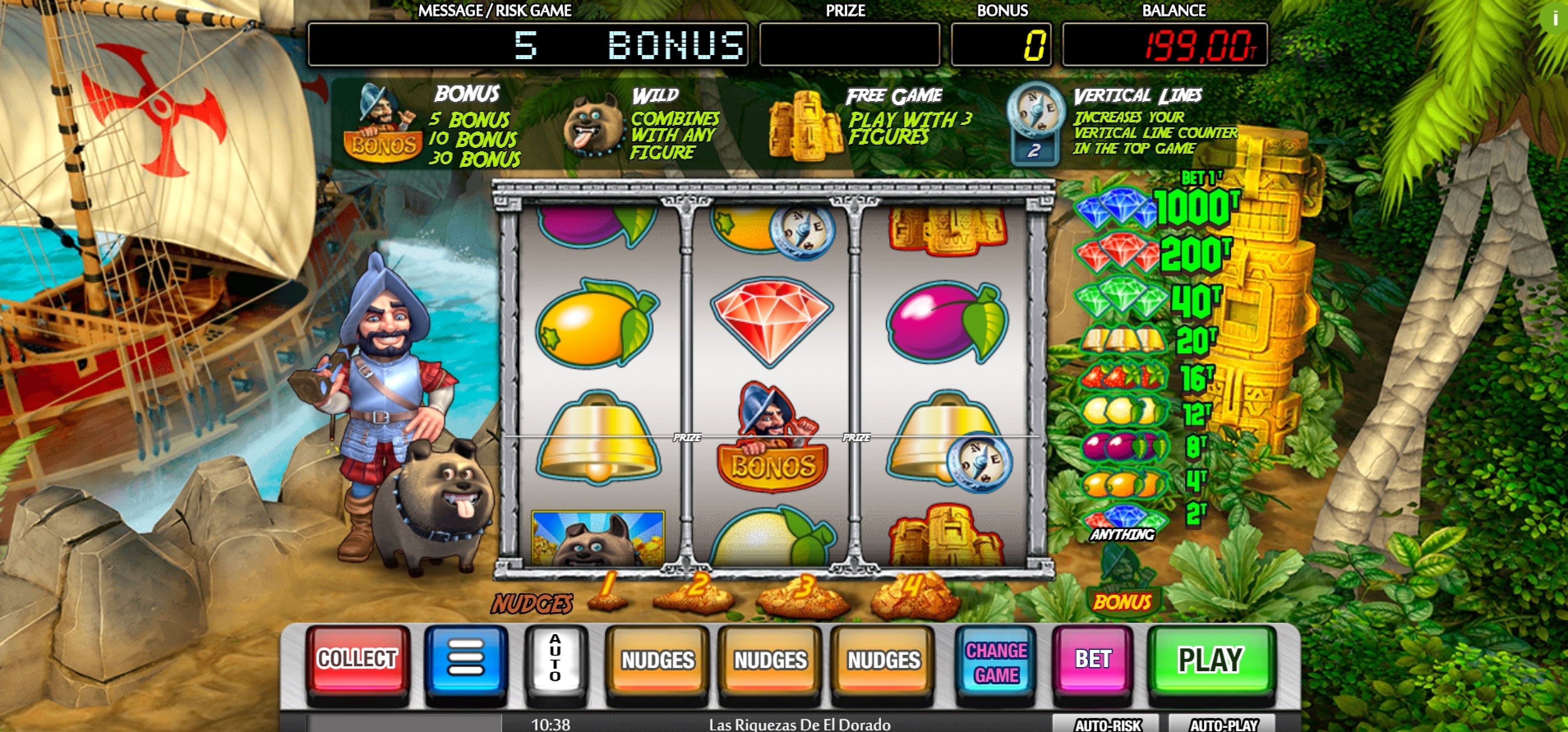Win Money in Las Riquezas De El Dorado Free Slot Game by MGA