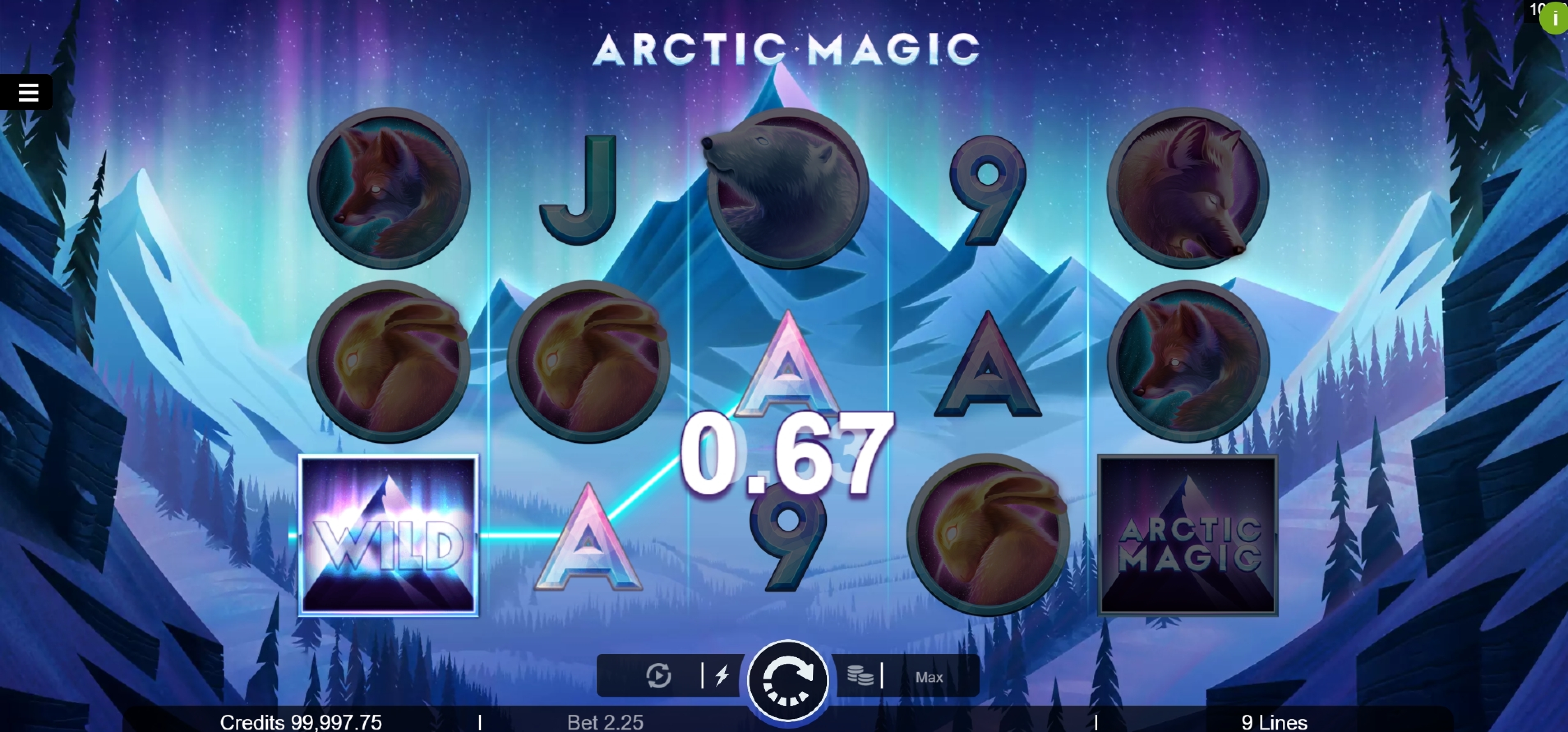 Win Money in Arctic Magic Free Slot Game by Microgaming