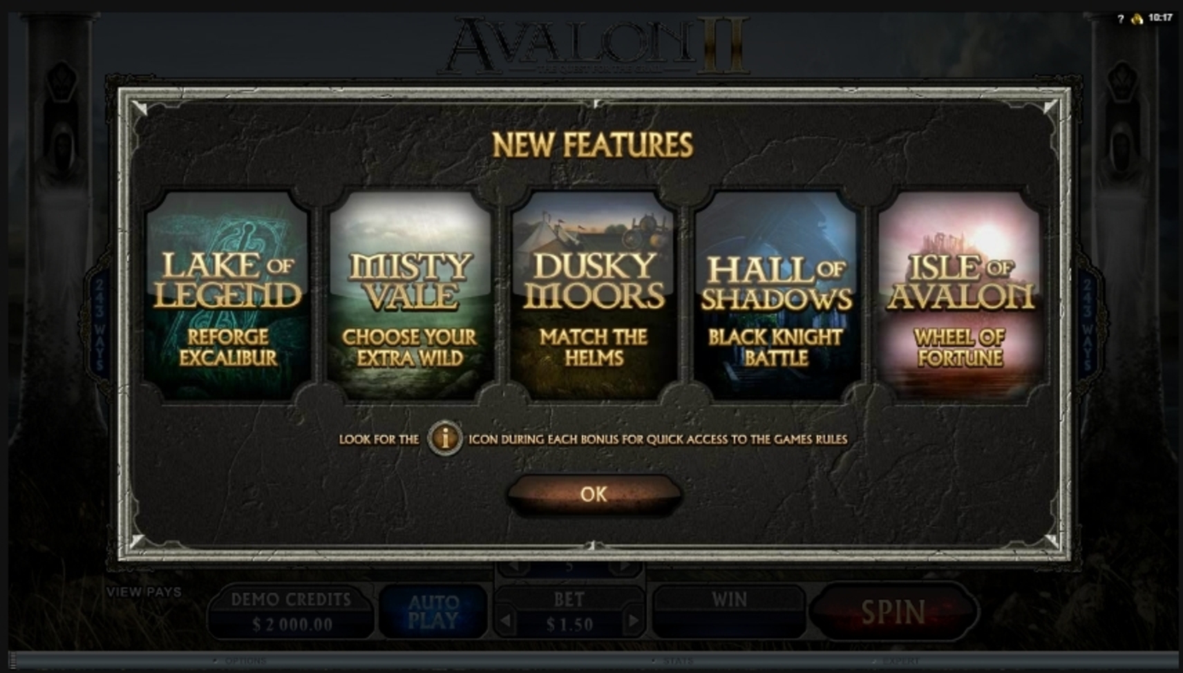 Play Avalon II Free Casino Slot Game by Microgaming