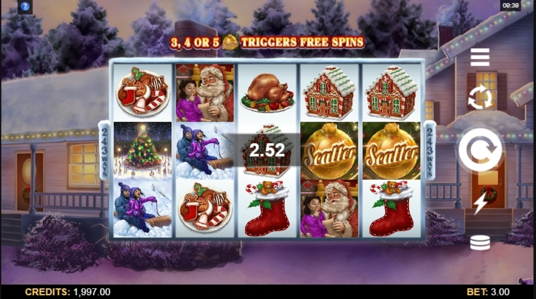 Win Money in Happy Holidays Free Slot Game by Microgaming