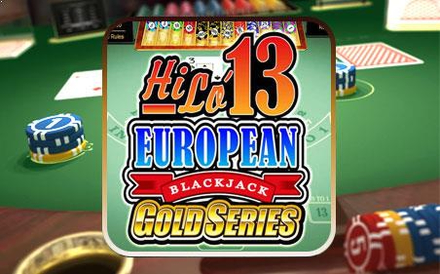 The Hi Lo 13 European Blackjack Gold Online Slot Demo Game by Microgaming
