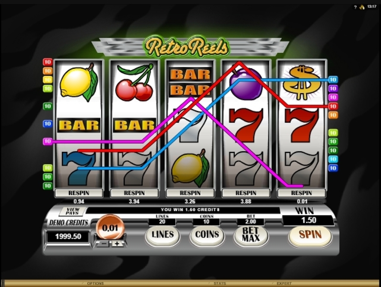 Win Money in Retro Reels Free Slot Game by Microgaming